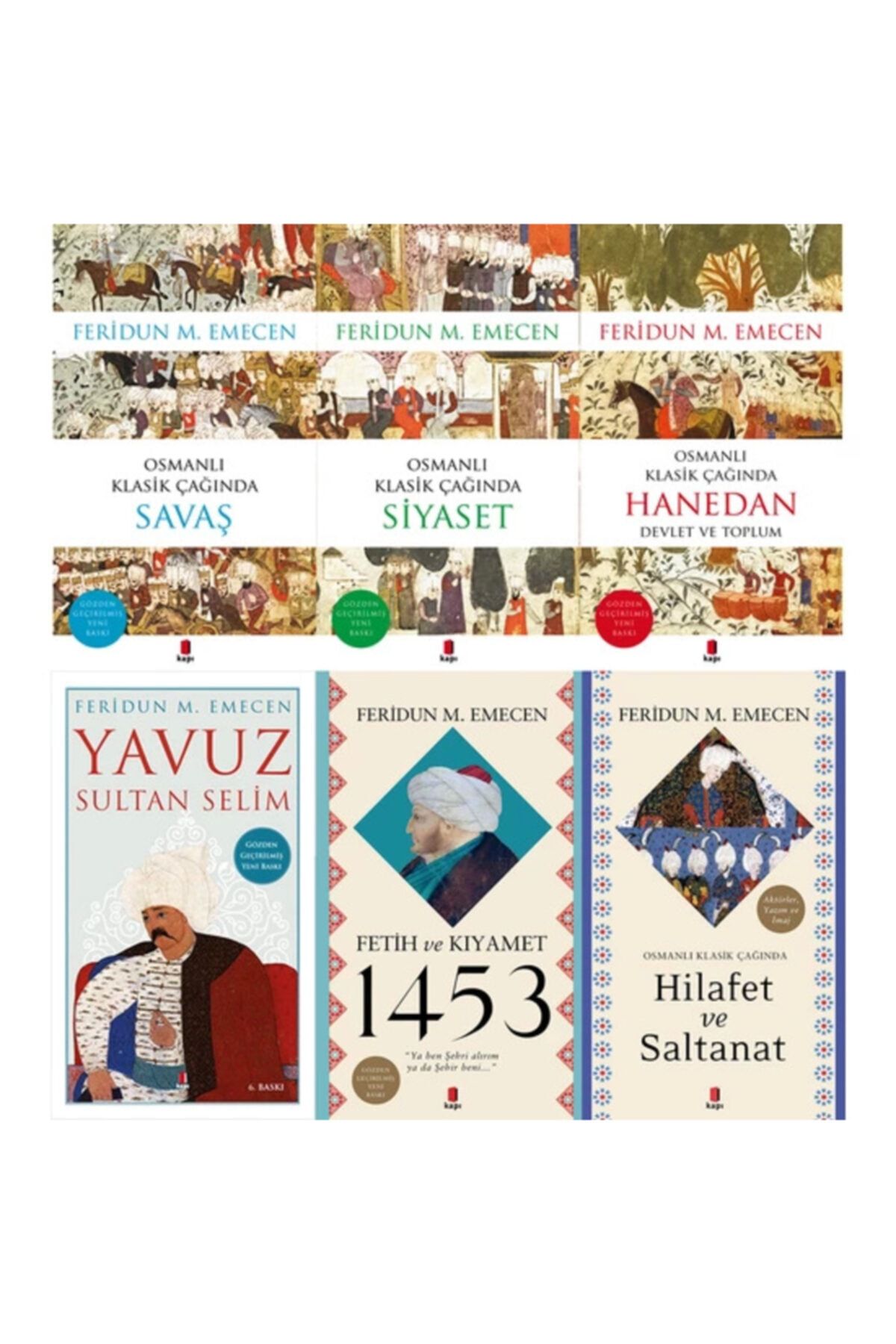 Kapı Yayınları Feridun M. Emecen 6 Kitap Osmanlı Tarihi Seti