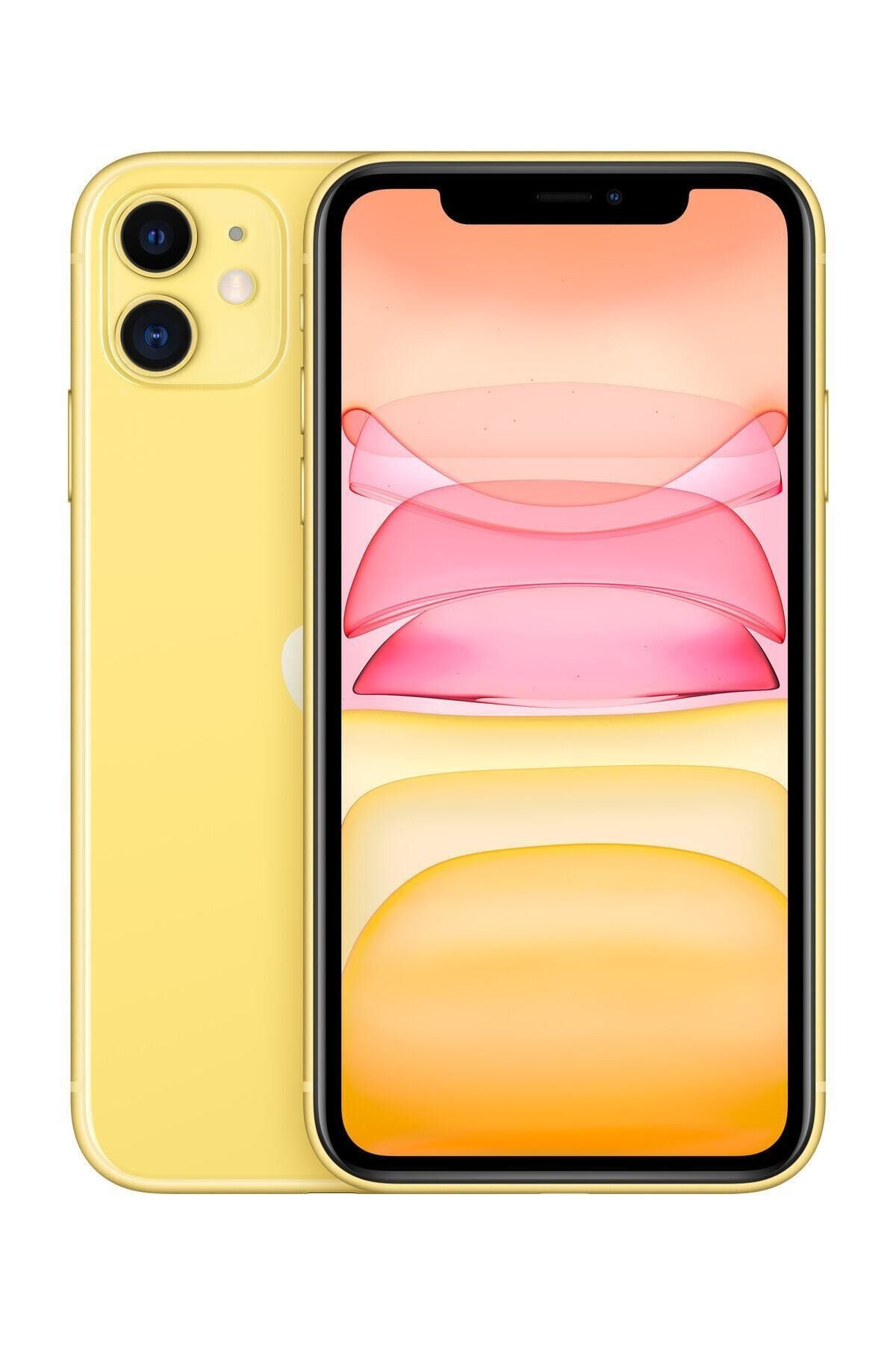 Apple iPhone 11 64 GB Sarı Cep Telefonu Aksesuarsız Kutu (Apple Türkiye Garantili)