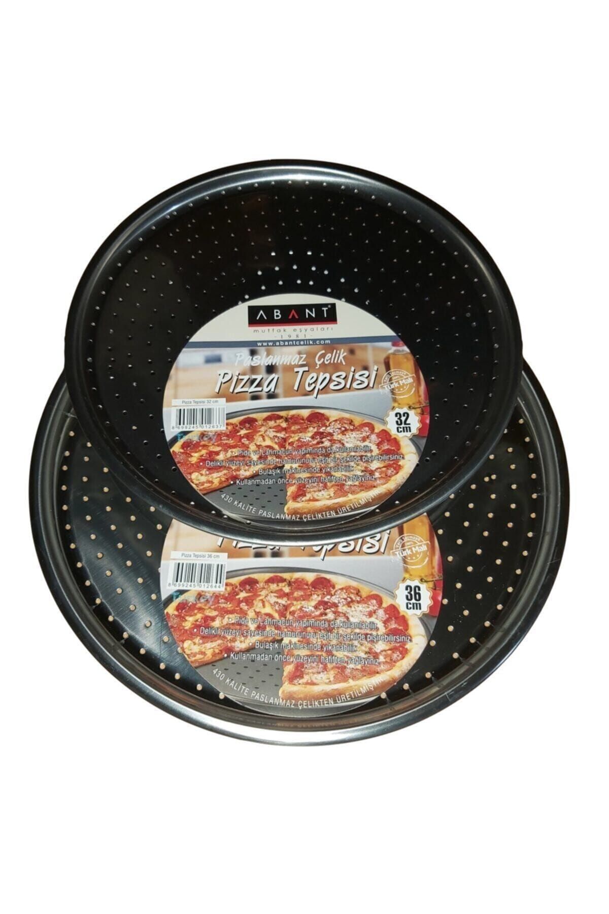 Abant Çelik Pizza Tepsisi 2'li