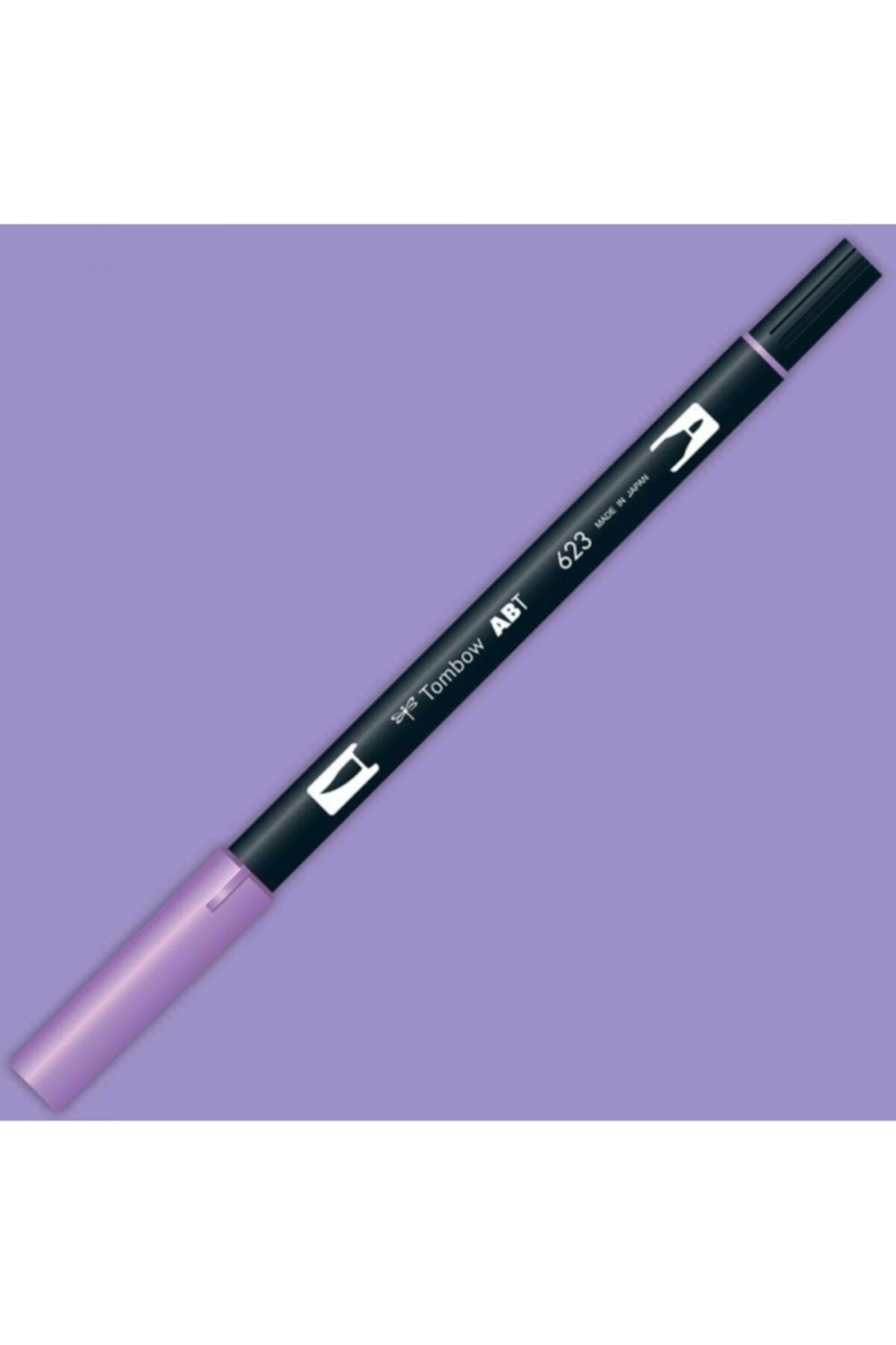 Tombow Ab-t Dual Brush Pen Grafik Kalemi - Purple Sage