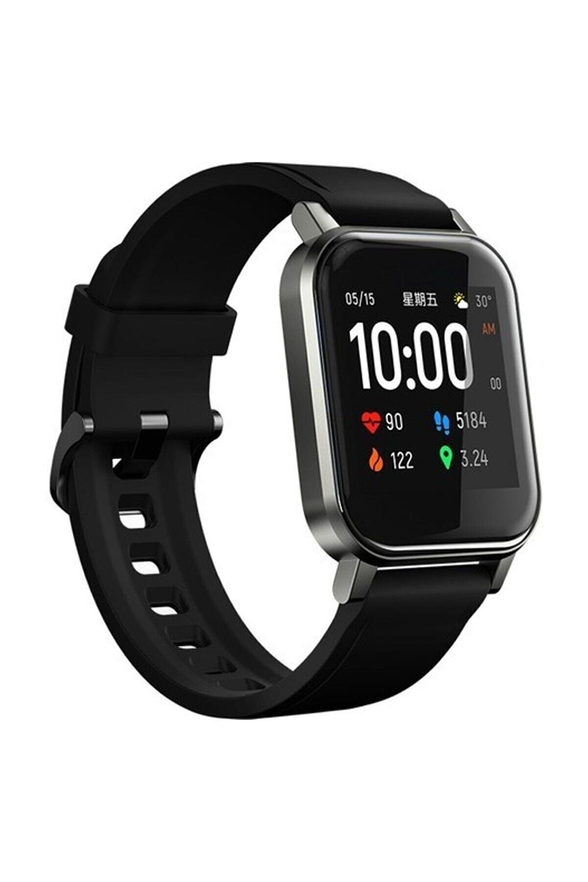 Haylou Ls02 Akıllı Saat, Ios Ve Android Uyumlu, Siyah