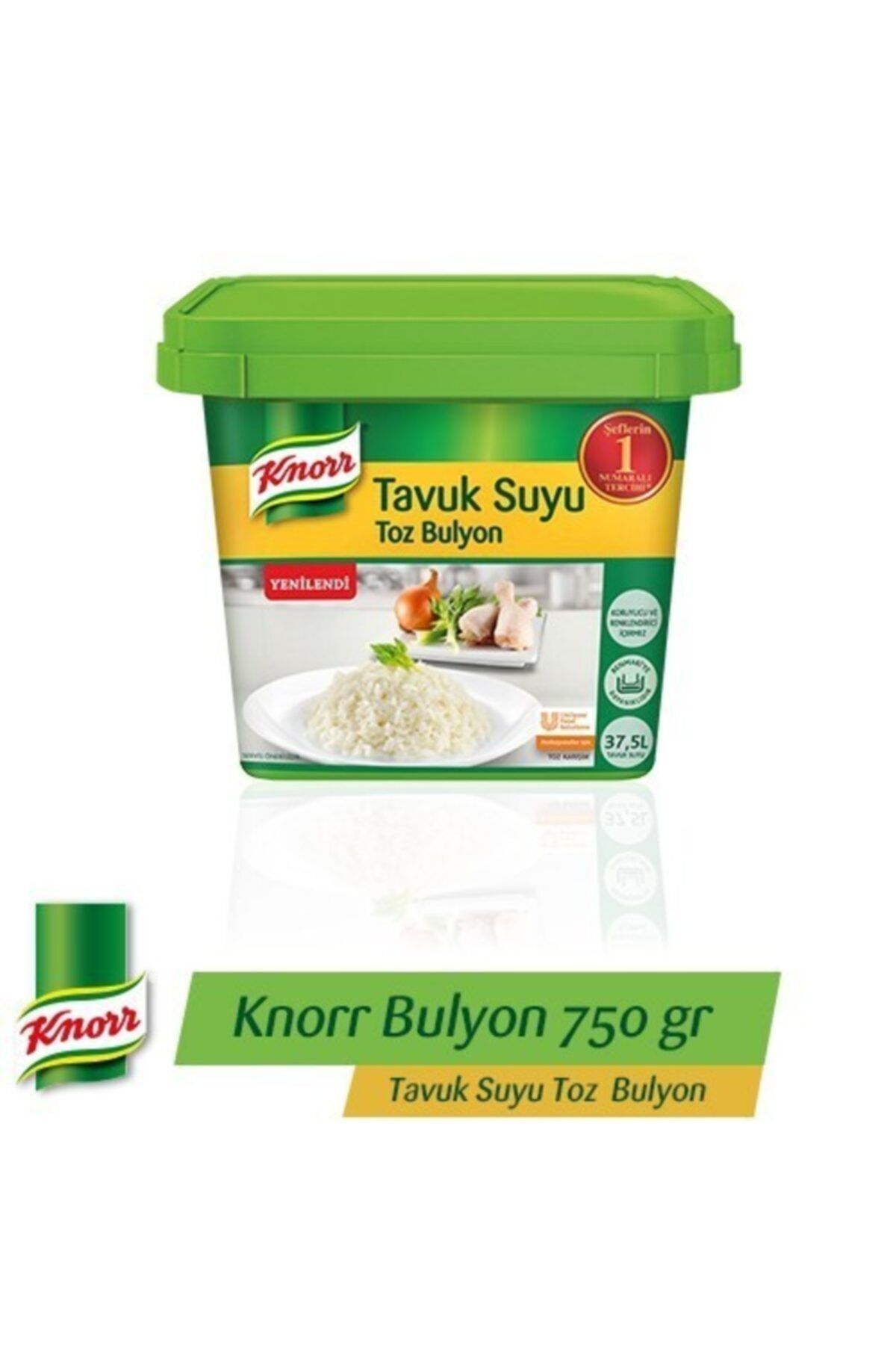 Knorr Tavuk Suyu Toz Bulyon 750 Gr.
