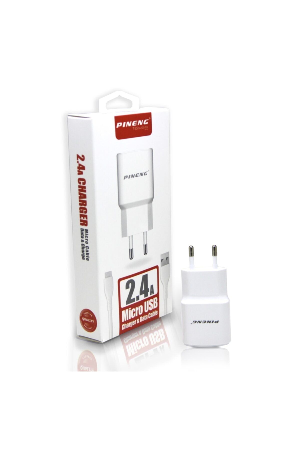 Pineng Pn-536 2.4a Micro Usb Charger & Data Cable