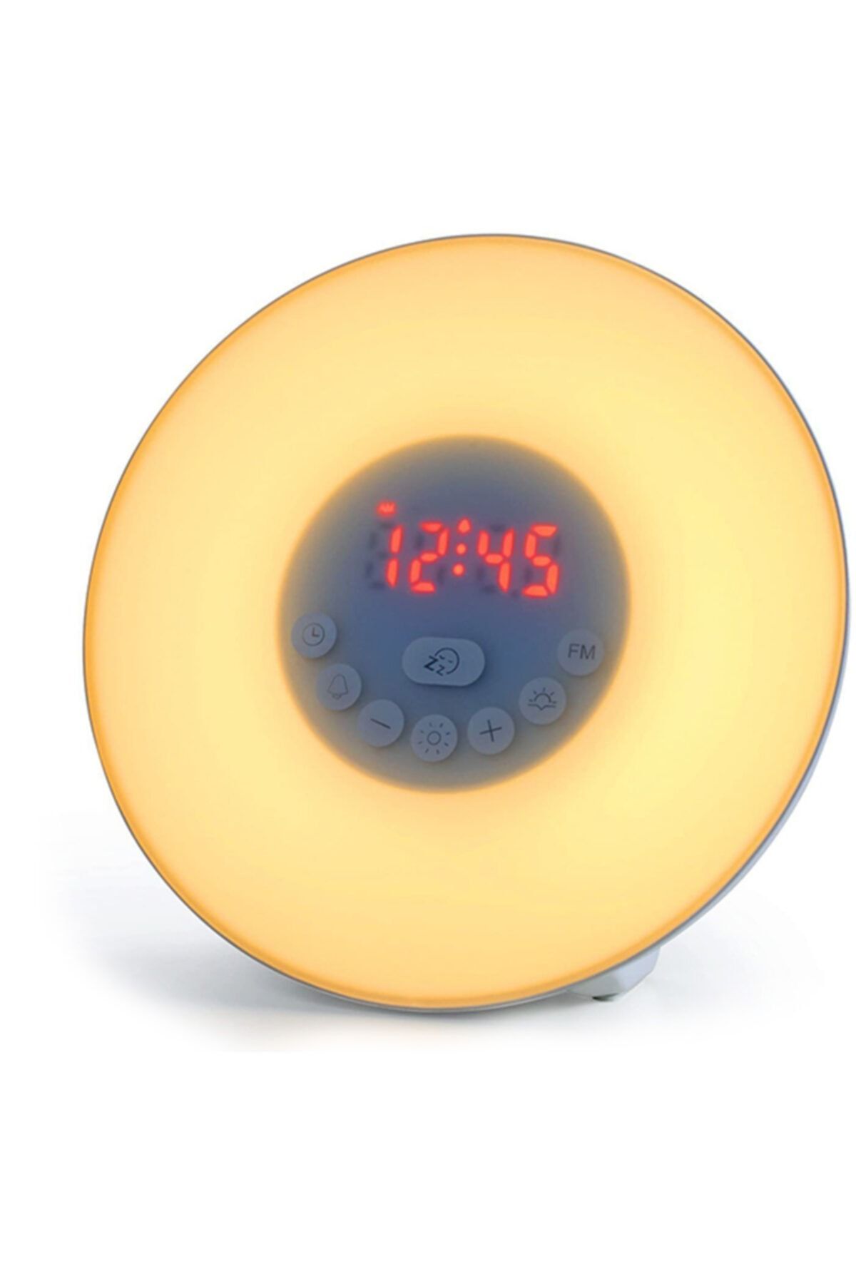 Bioxo Wake-up Ayarlanabilir 6 Renkli Gece Lambası/fm Radio/alarmlı Saat