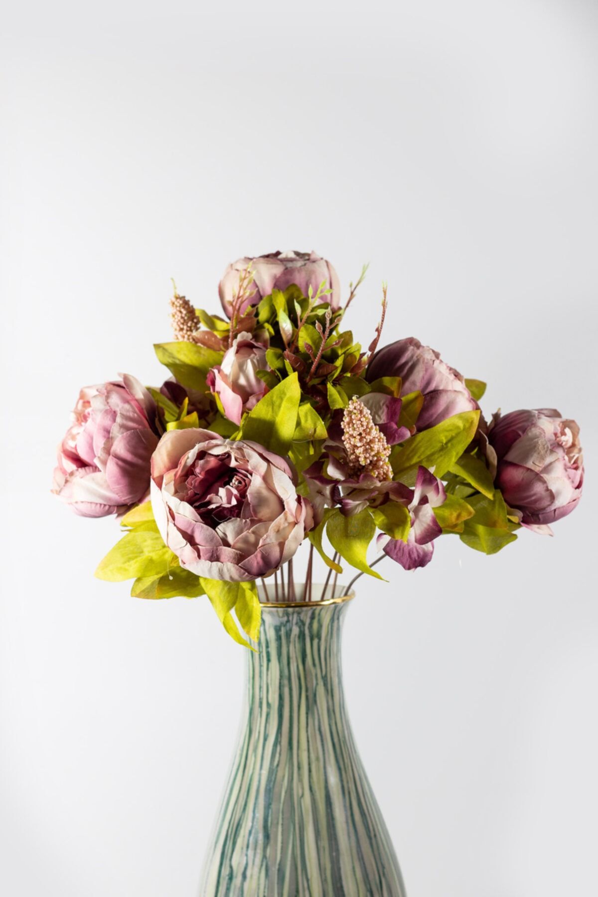 Lilac Home Yapay Çiçek Jumbo Pembe Marsilya Gülü Demeti