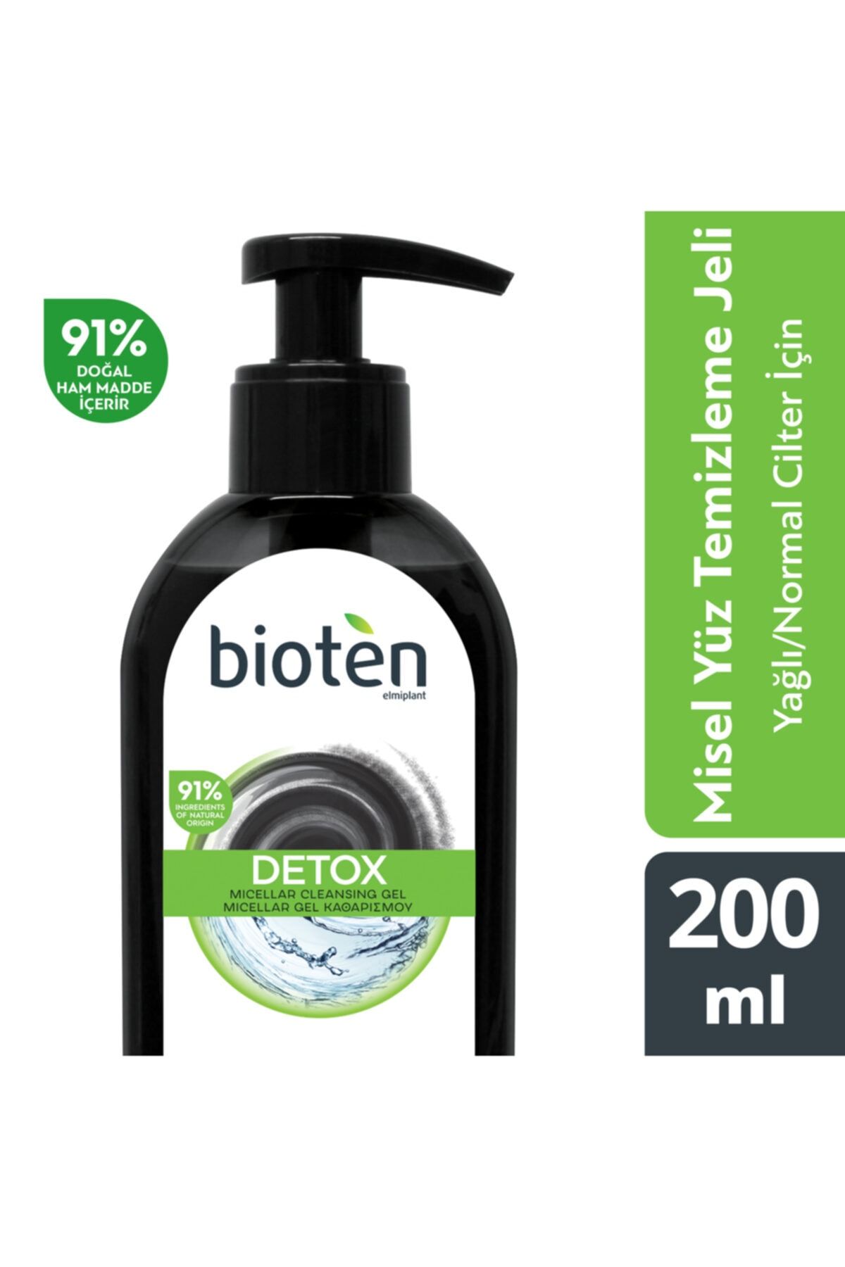 Bioten Detox Micellar Yüz Temizleme Jeli Normal Ve Yağlı Ciltler Için 200 ml