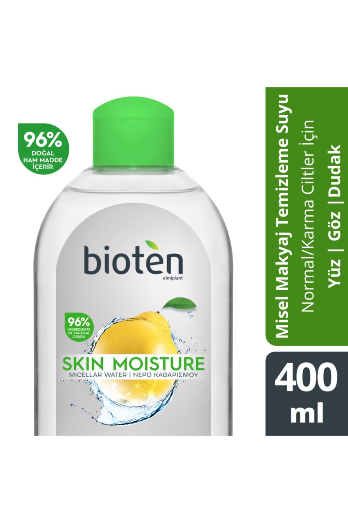 Bioten Skin Moisture Makyaj Temizleme Micellar Suyu Yüz, Göz Ve Dudaklar Için Normal/karma Ciltler 400 ml