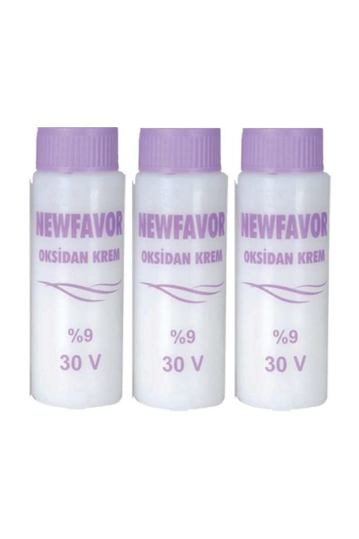 New Favor Newfavor Oksidan Krem Saç Boya Sıvısı 9'luk 60 Ml X 3 Adet