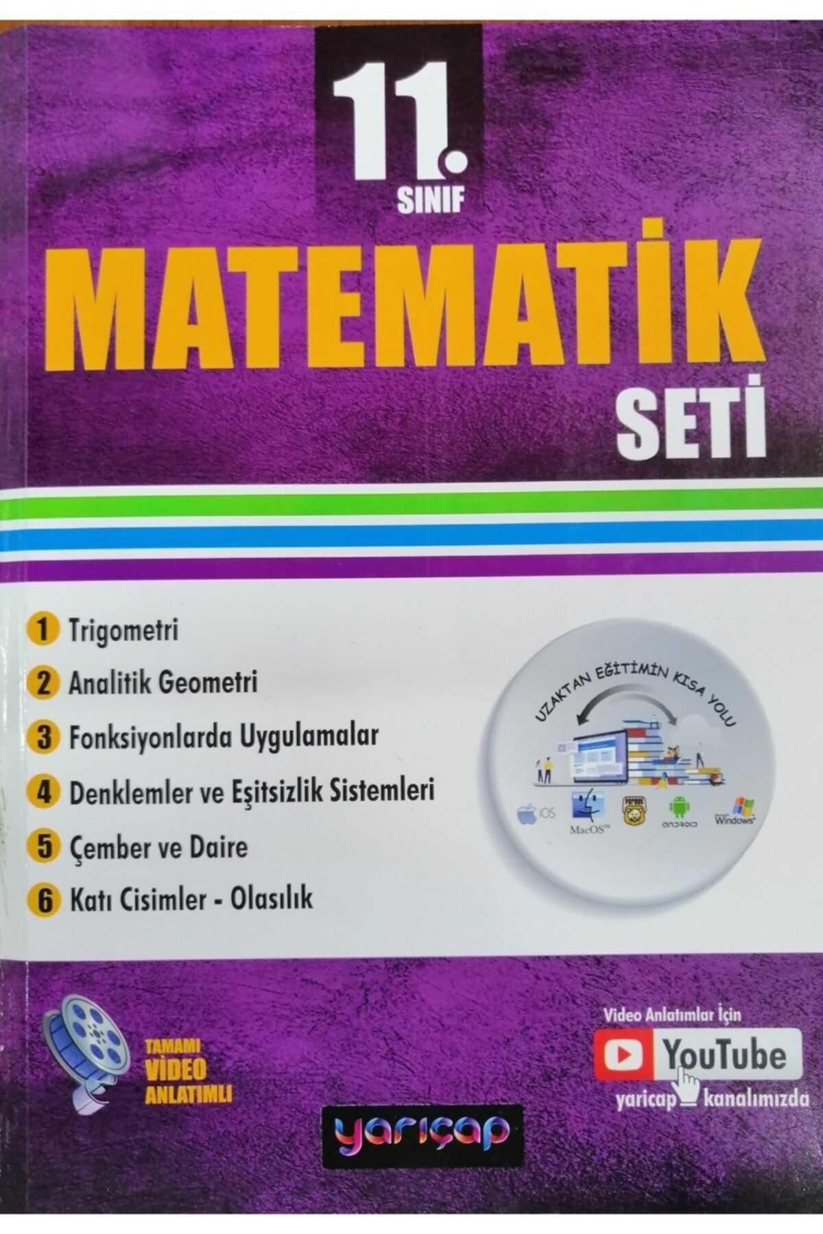Çap Yayınları Ları 11.sınıf Matematik Seti Yarı Ları Fasikül Set 2022 Için Yeni Basım