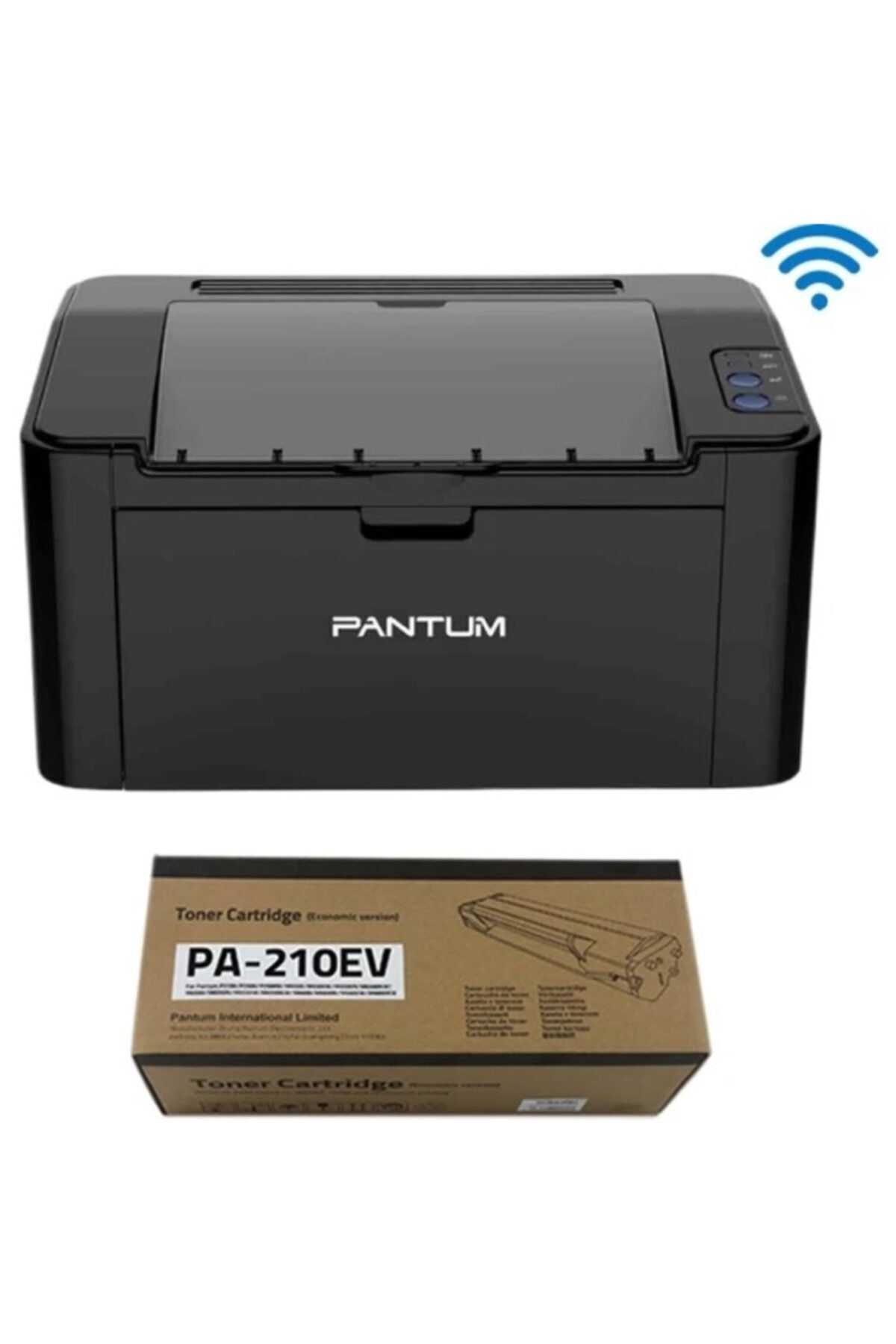 Pantum P2500w Wi-fi Mono Lazer Yazıcı Ve Tam Dolu Pa-210ev Toner