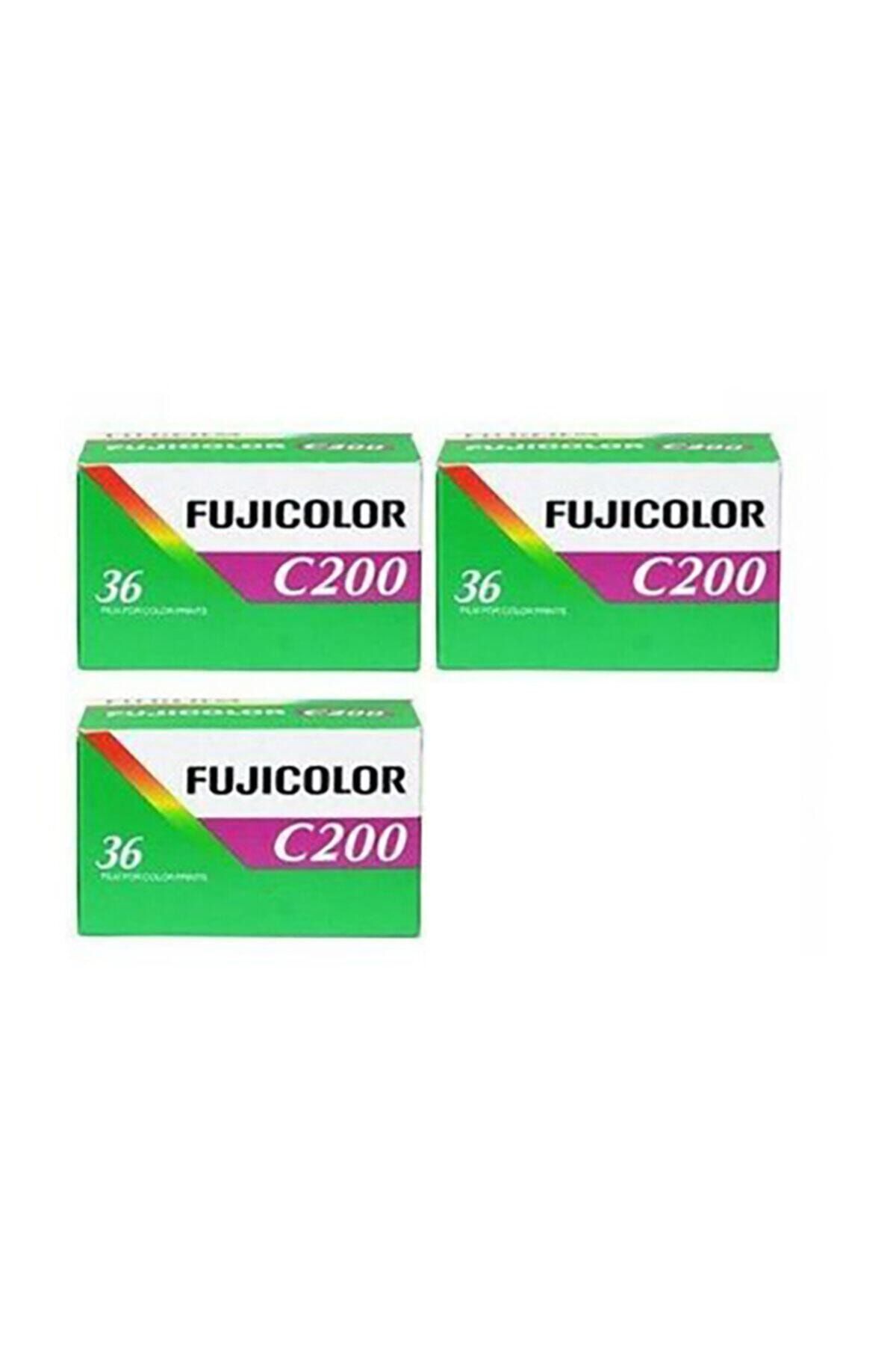 Fujifilm C200 36 Pozluk Renkli Negatif Film  3 Lü Set