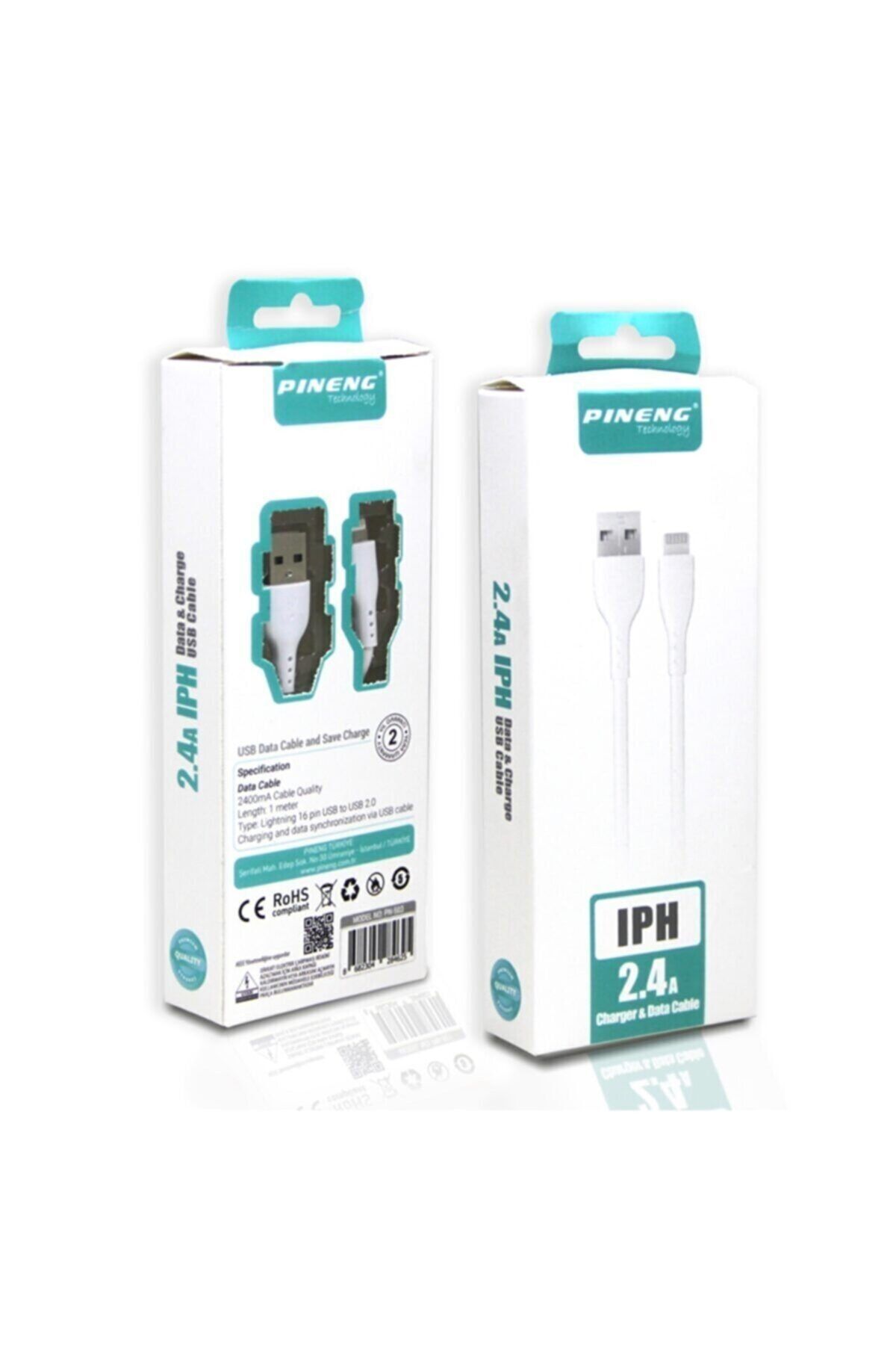 Pineng 2.4a Iph Data&charge Usb Cable