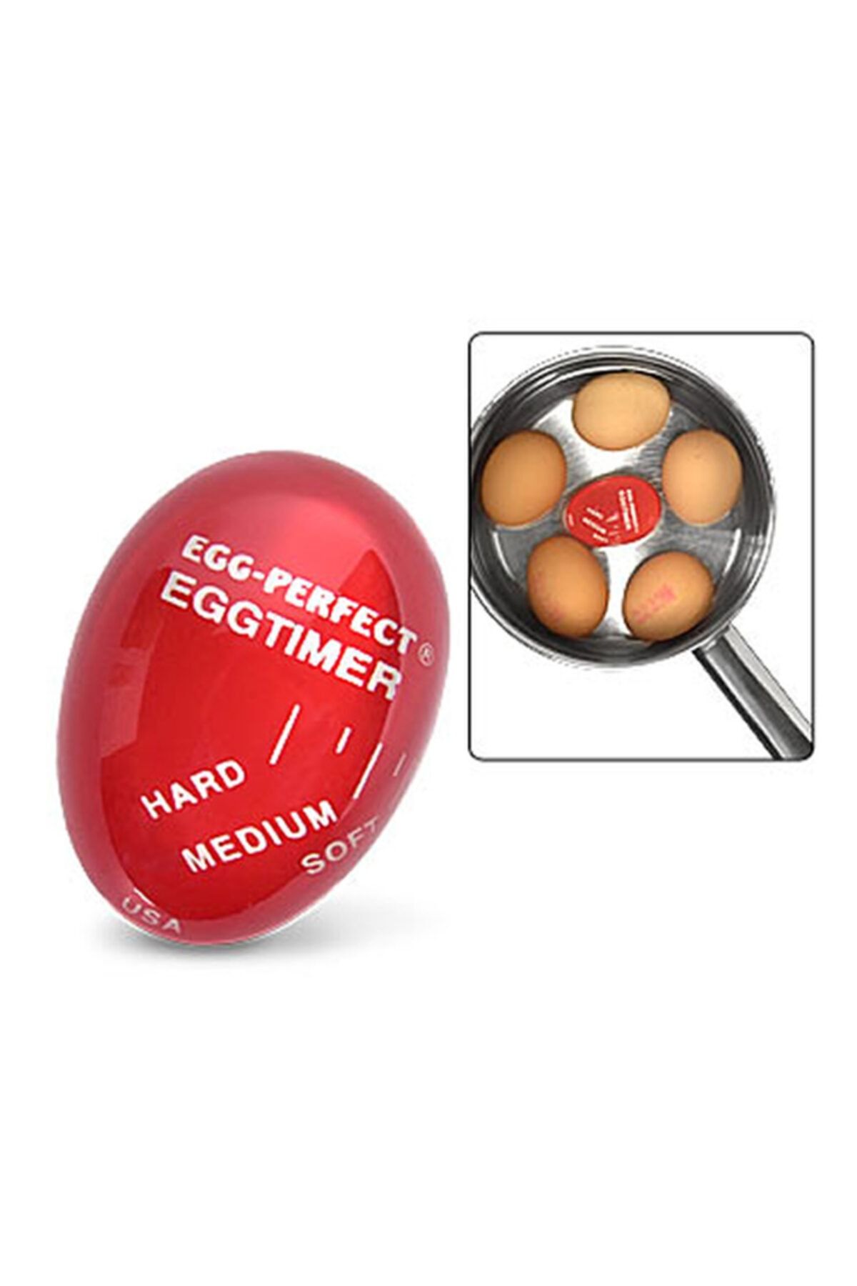 Genel Markalar Renk Değiştiren Yumurta Zamanlayıcı Egg Timer Yumurta Haşlama Derece Göstergesi