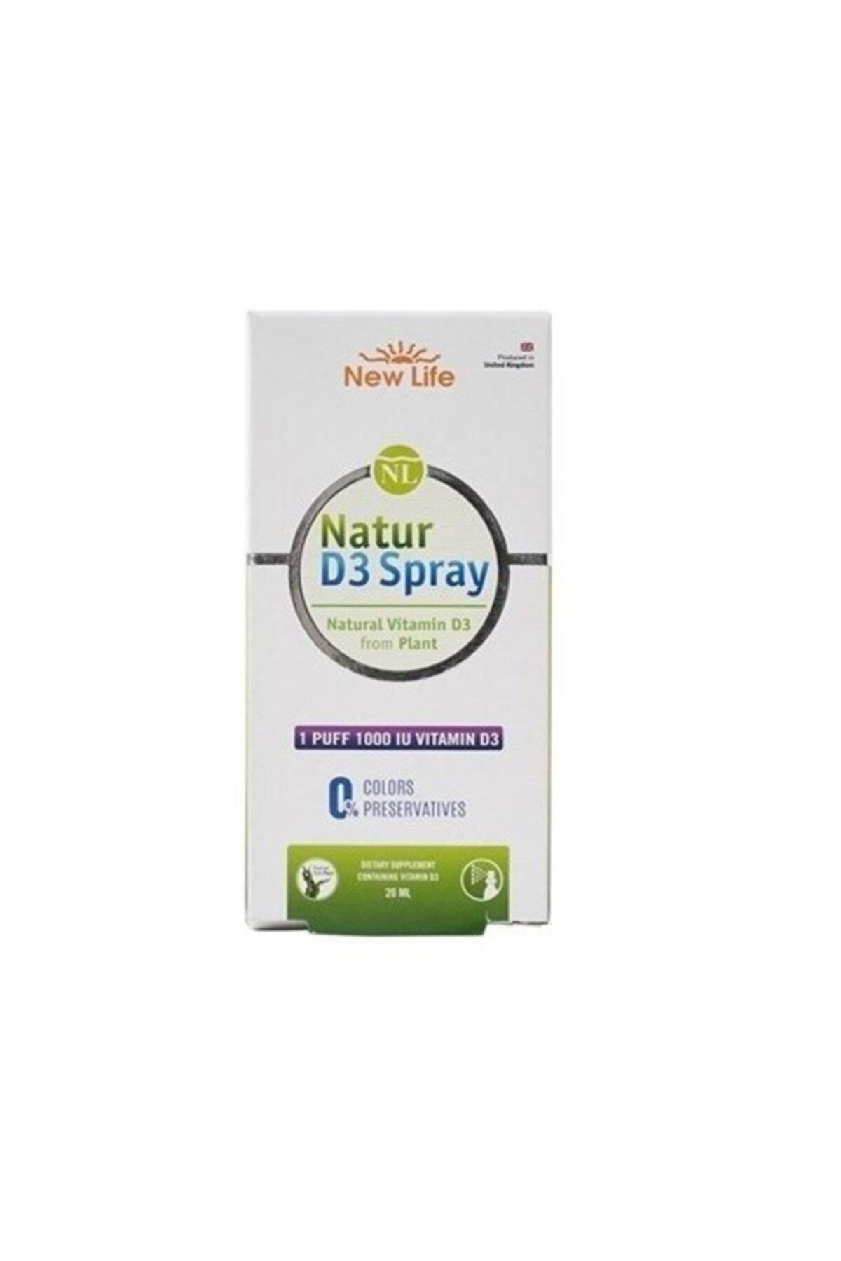 New Life Natur D3 Spray 1000 Iu 20 ml