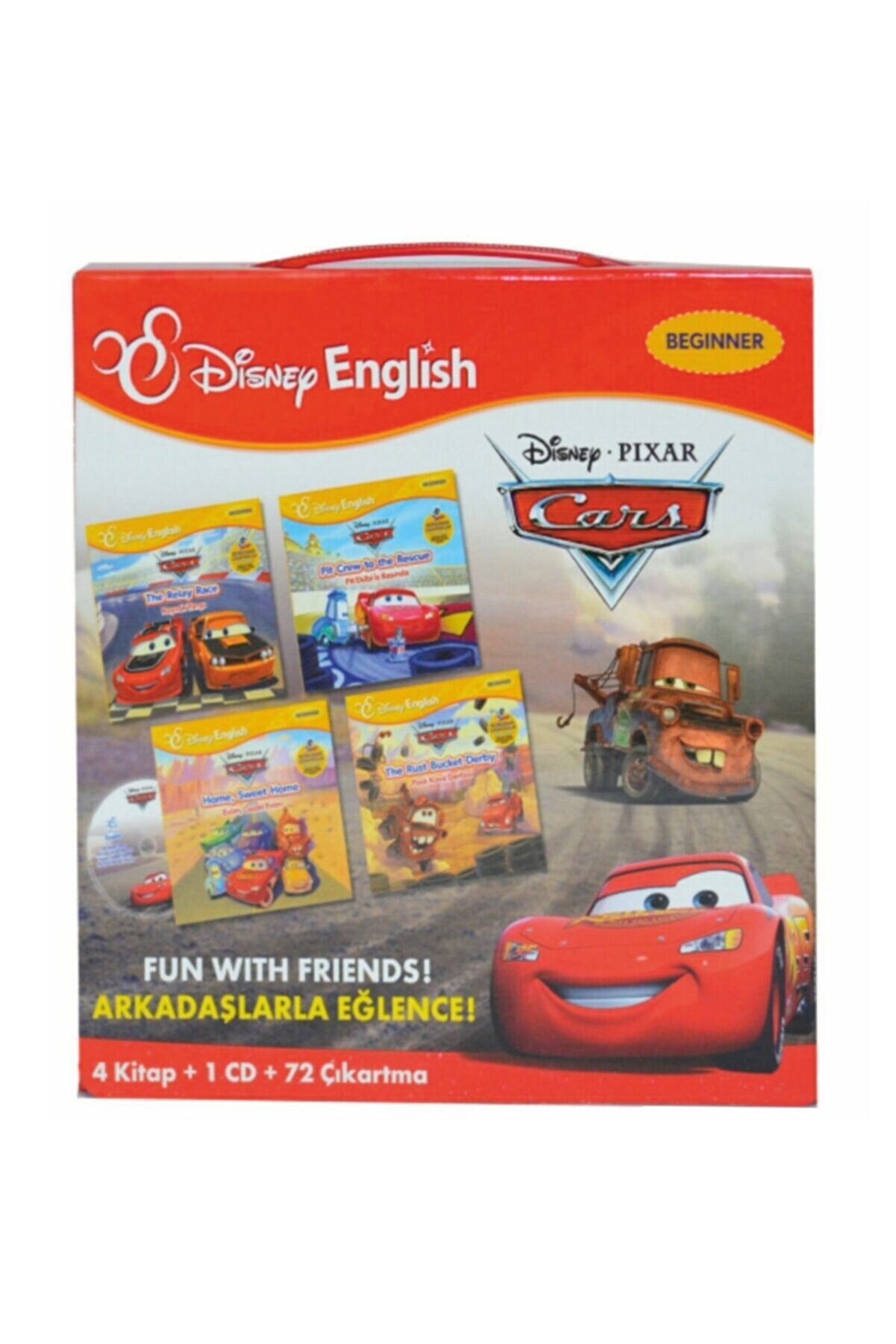 Pusula Yayıncılık Disney English Cars, Fun With Friends - Arkadaşlarla Eğlence
