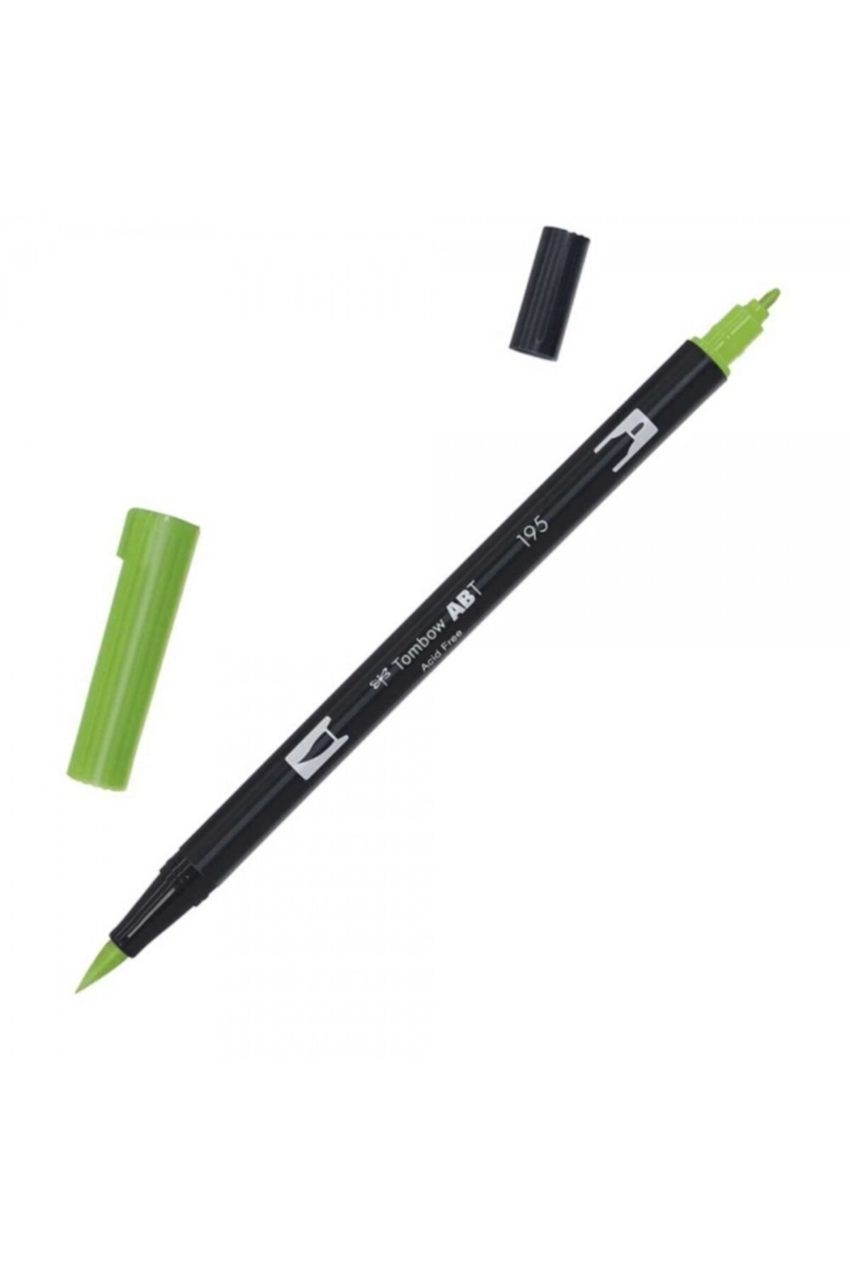 Tombow Ab-t Dual Brush Pen Grafik Kalemi - Light Green