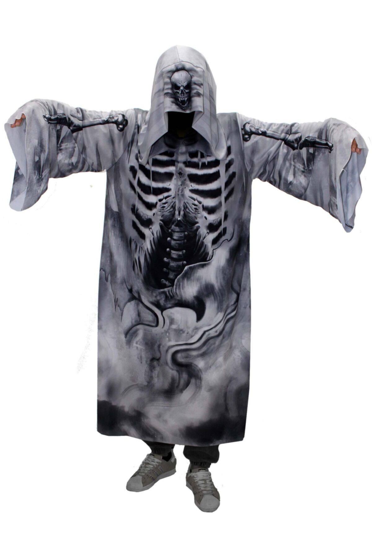 Herkese Kostüm Hayalet Iskelet Çocuk Kostümü - Ghost Skeleton Child Costume