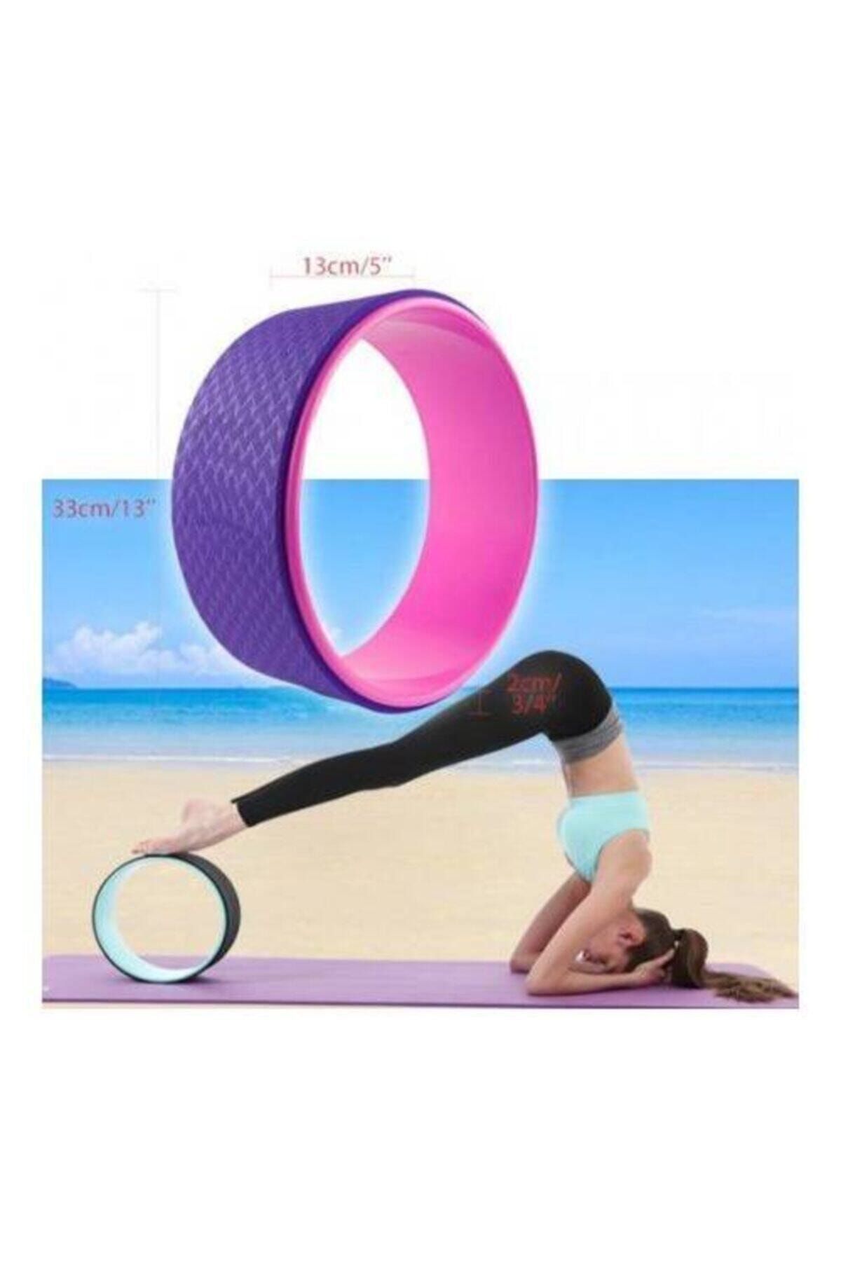 Avessa Yoga Wheel Yoga Tekerleği Mavi-pembe