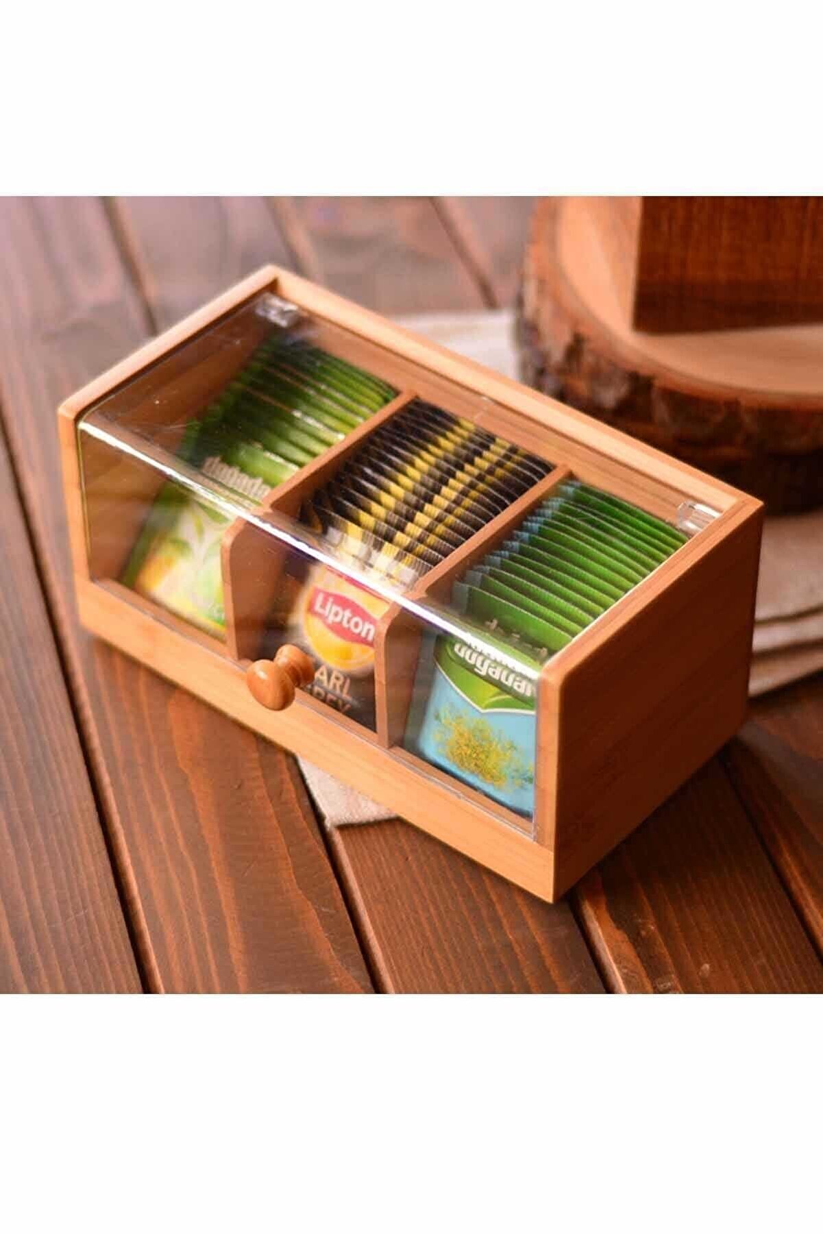 Bambum Gio – 3 Bölmeli Çay Kutusu