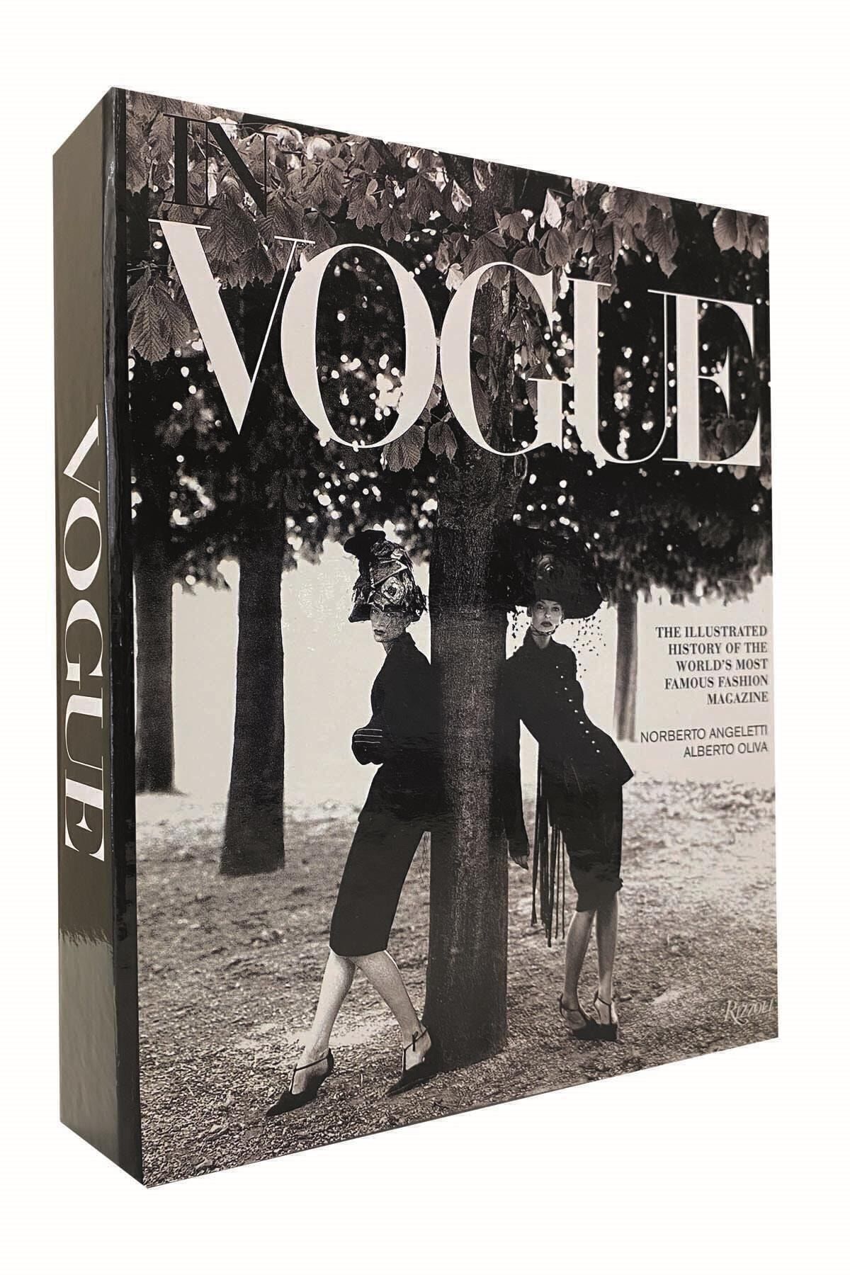 Happy Peyzaj Vogue Kadınlar Dekoratif Kitap Kutu Aksesuar