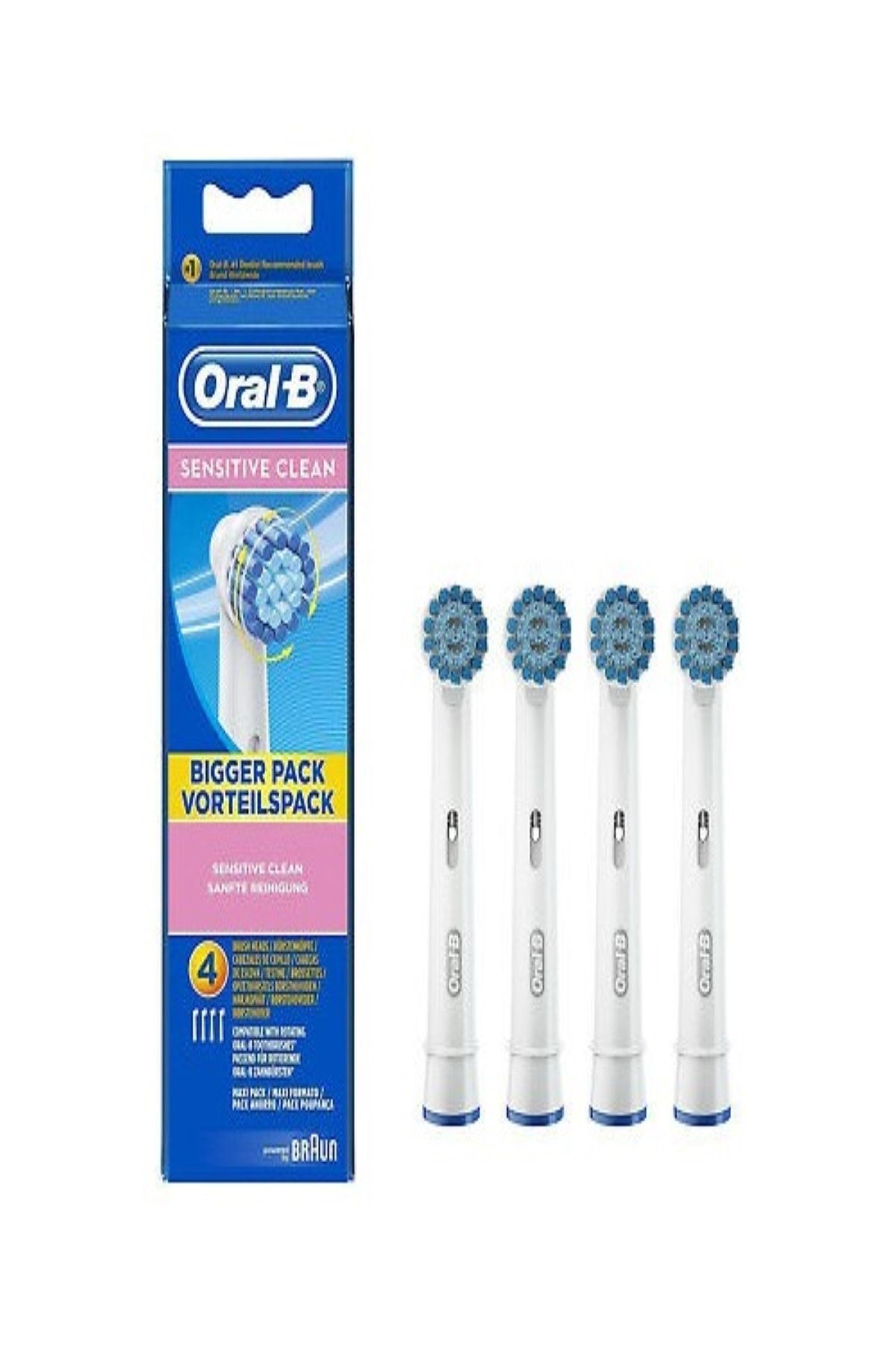 Oral-B Diş Fırçası Yedek Başlığı Sensitive Clean 4 Adet