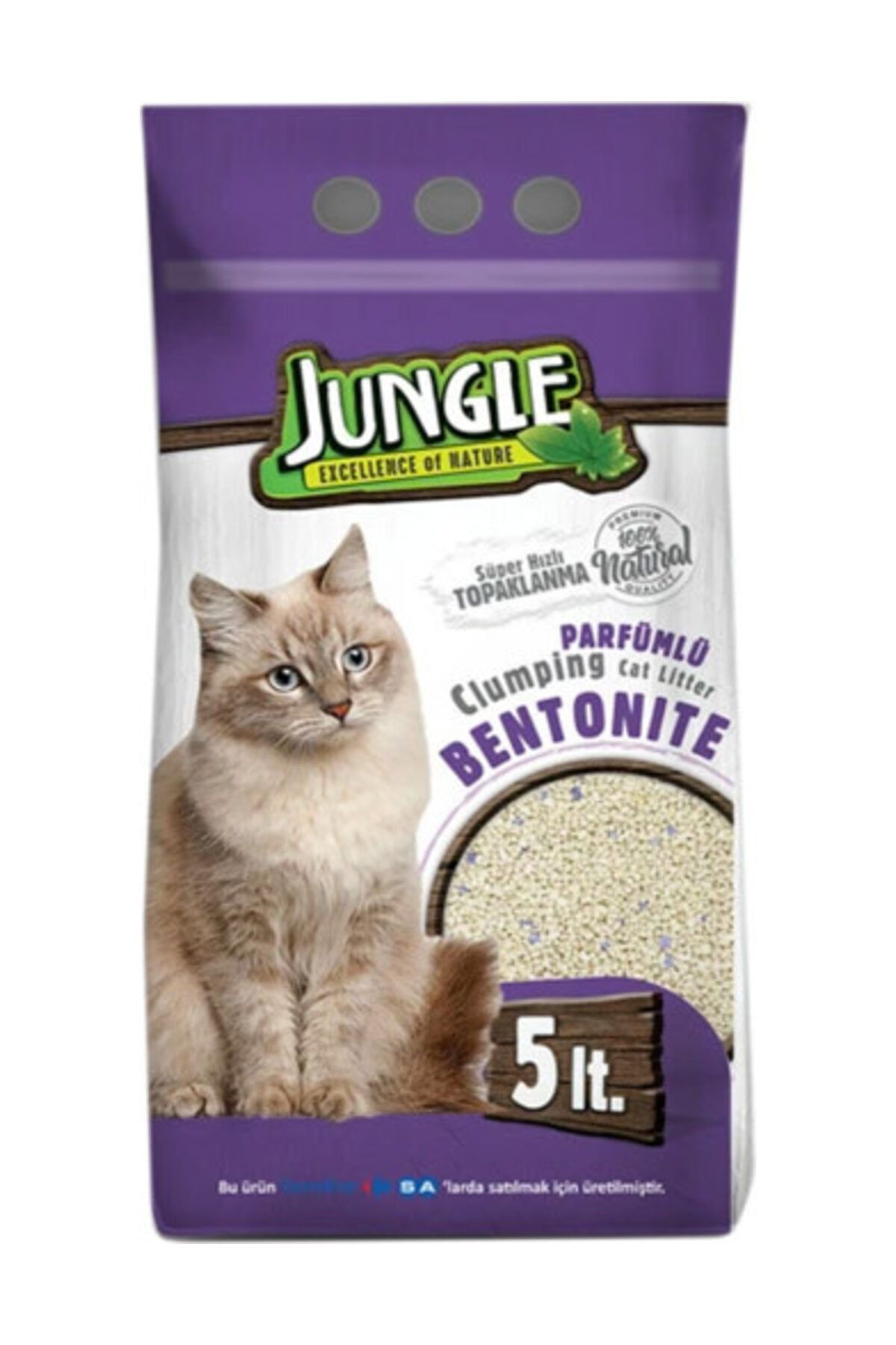 Jungle Parfümlü Kedi Kumu 5 litre