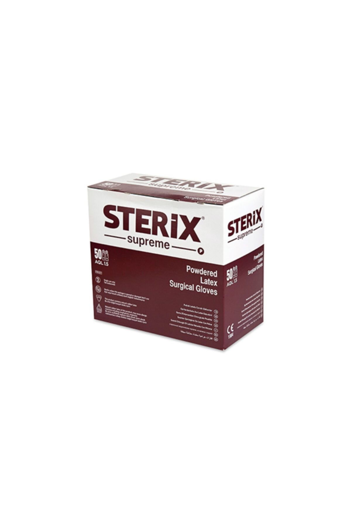 STERİX Pudralı Steril Cerrahi Eldiven Supreme Soft P 371hs175 No: 7.5