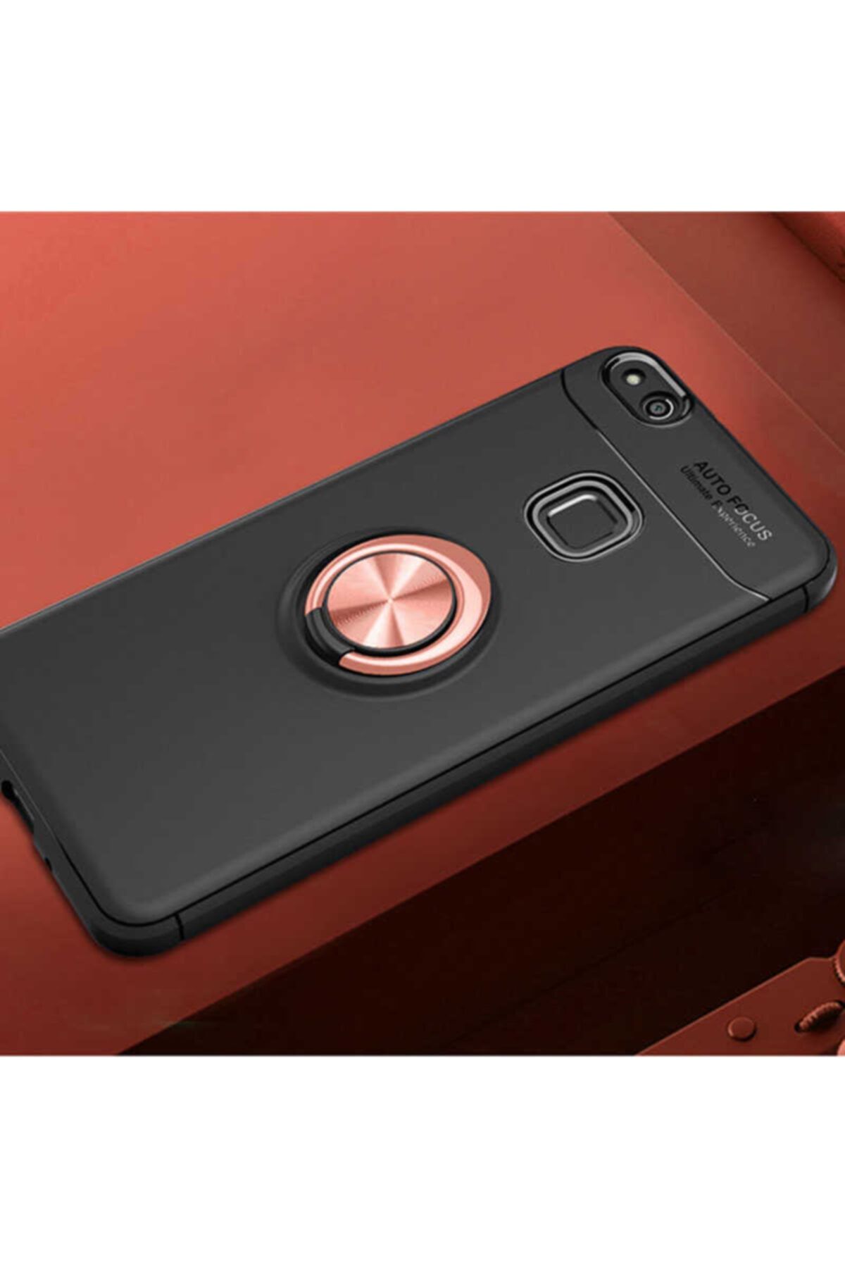 UnDePlus Huawei P10 Lite Kılıf Yüzüklü Magnetli Ravel Case