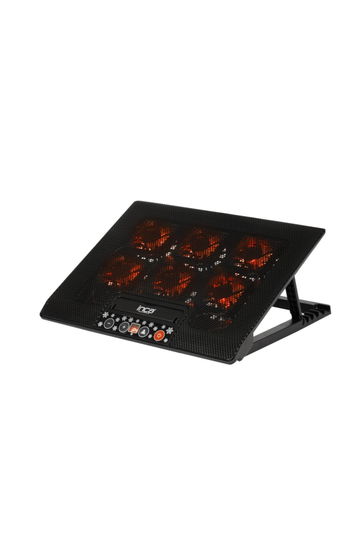 Inca Inc-604tgs 6x Fan, Control Panel, 2x Usb, 6 Stage Gamıng Notebook Cooler 7 "-17"