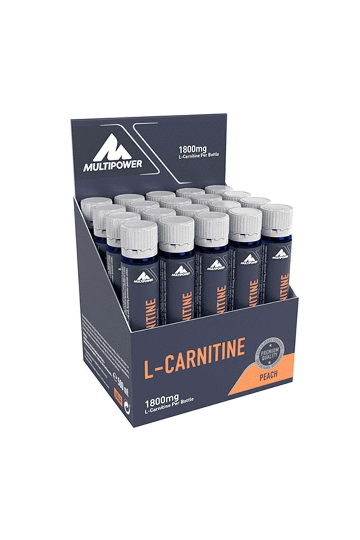 Multipower L-carnitine Liquid Forte 1800 mg 20 Ampul Şeftali Aromalı