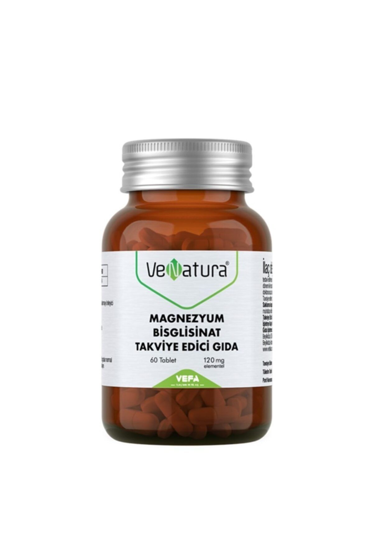 Venatura Magnezyum Bisglisinat Takviye Edici Gıda 60 Tablet