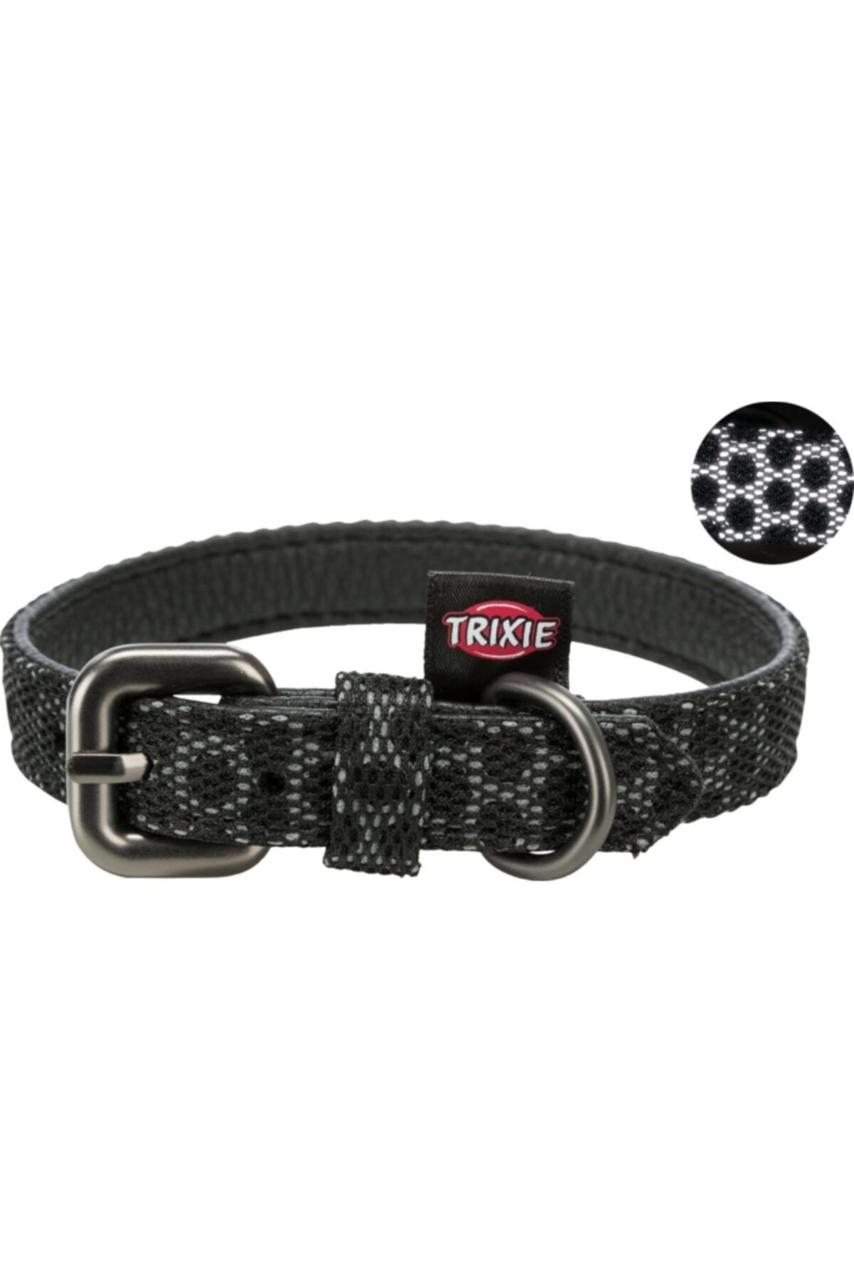 Trixie Köpek Boyun Tasması, Reflektörlü, Xs-s:22-30cm/15mm, Siyah