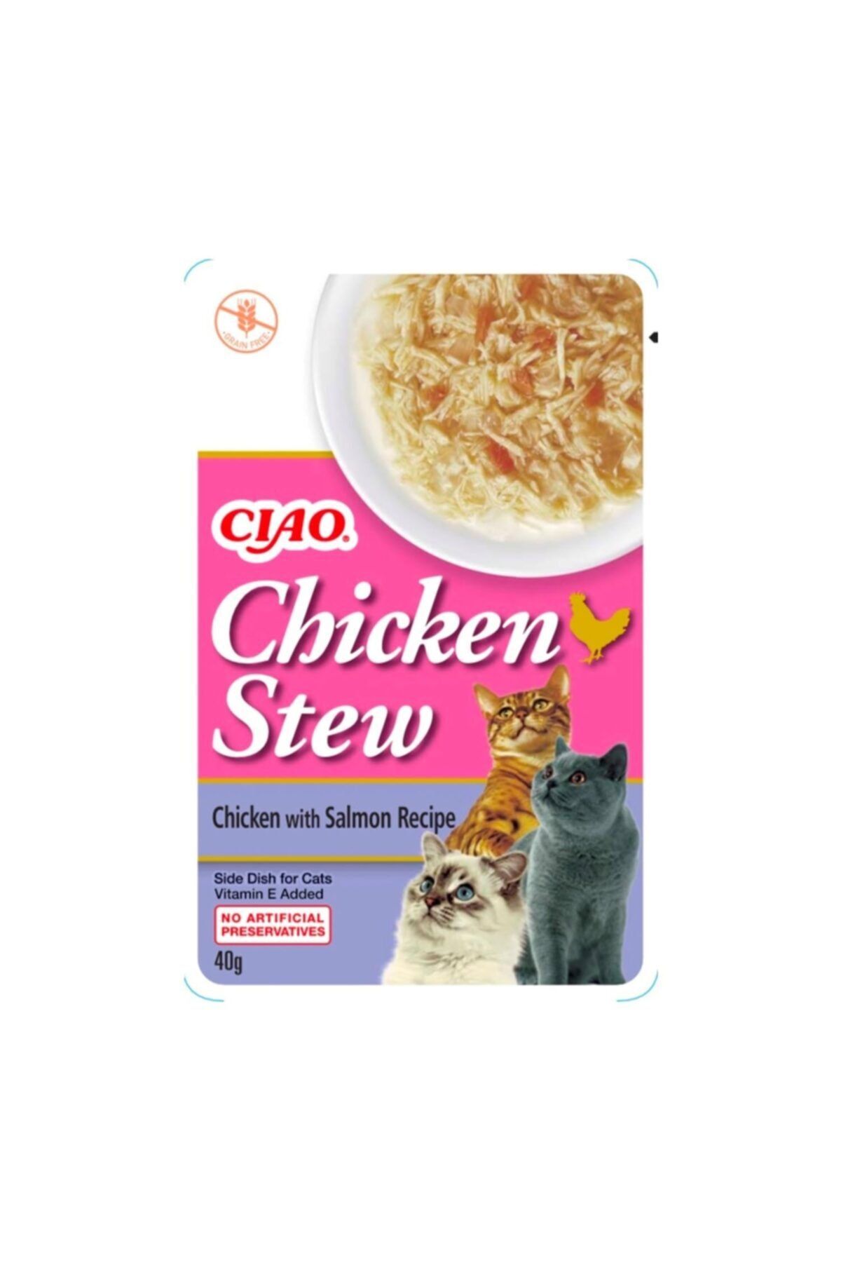 Ciao Chicken Stew40gr Tavuk&somonlu Kedi Güveci