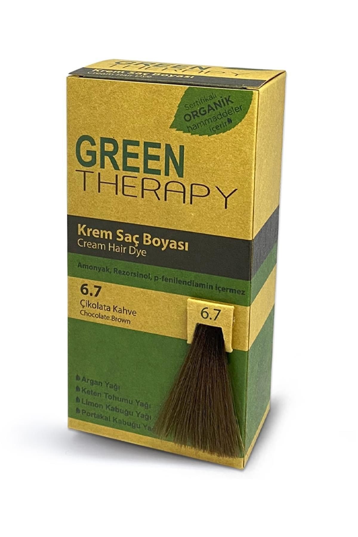 Green Therapy Marka: Krem Saç Boyası 6.7 Çikolata Kahve Kategori: Saç Boyası