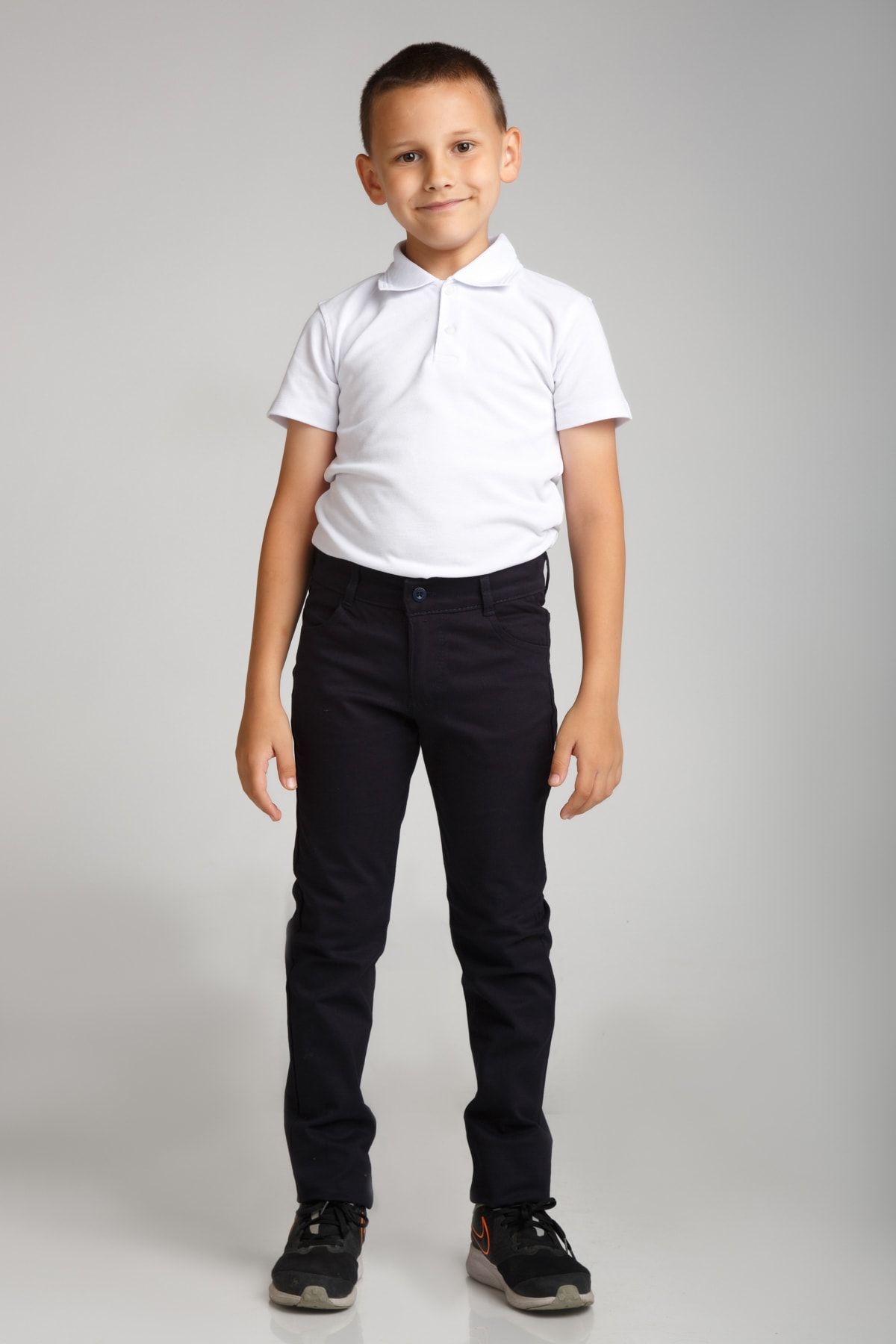 Dragora Spor Model Bej Likralı Canvas Okul Pantolon (gizli Bel Lastikli) Comender