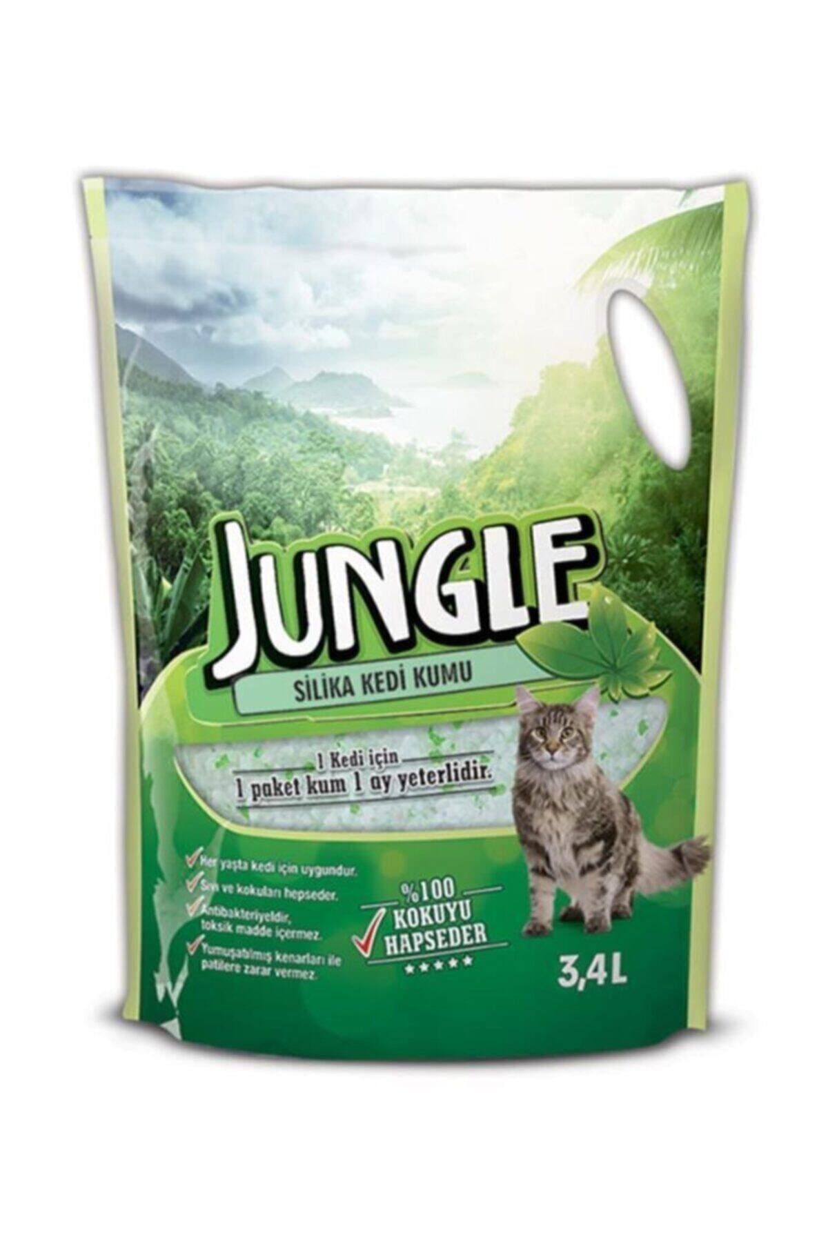 Jungle Sılıca Kedi Kumu 3,4 Lt *9