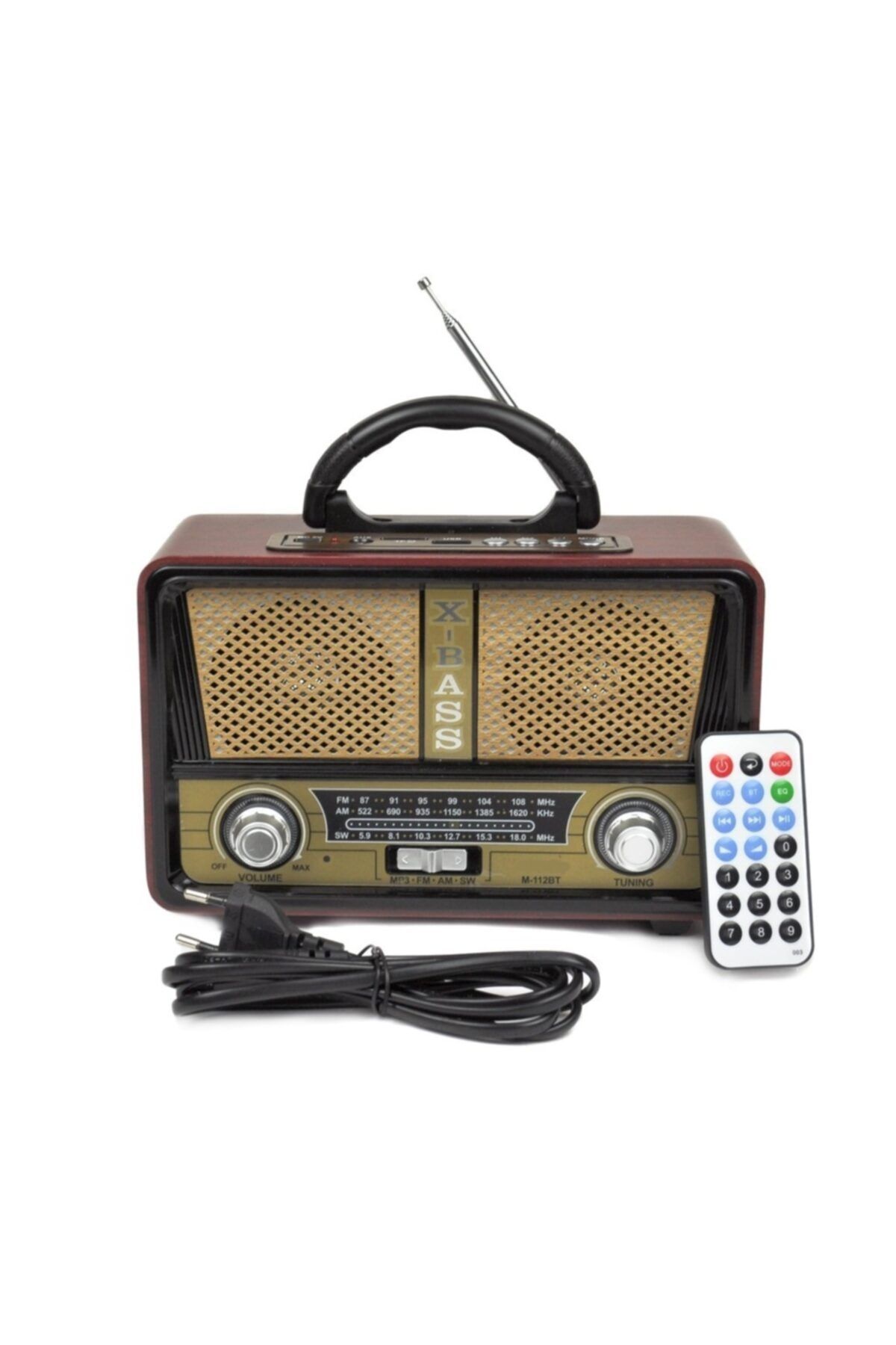 Tastech Meier M-112bt Şarjlı Nostaljik Bluetooth Fm Radyo Usb/sd/mp3 105013