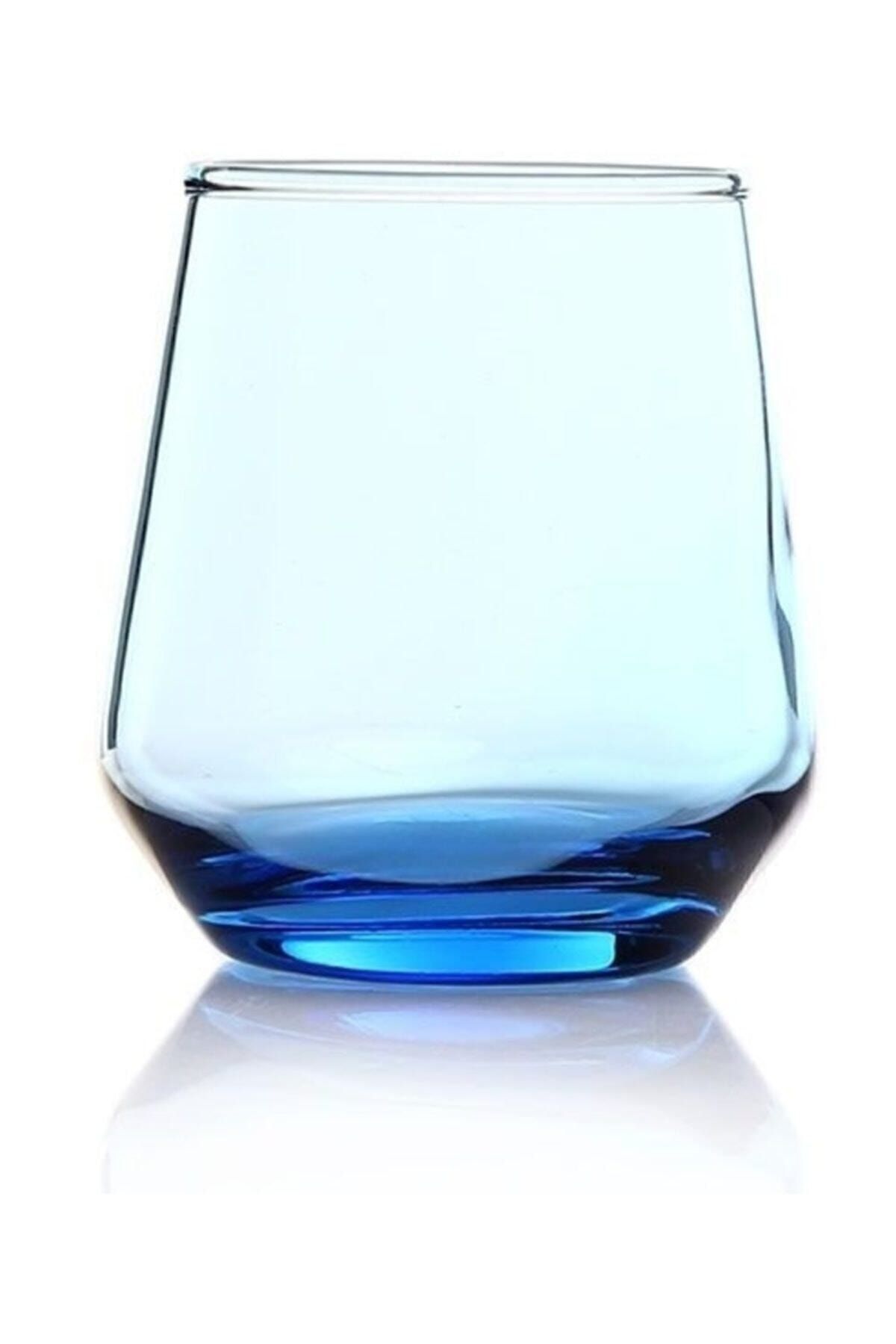 Paşabahçe Allegra 3'lü Meşrubat Su Bardağı 425 cc Mavi