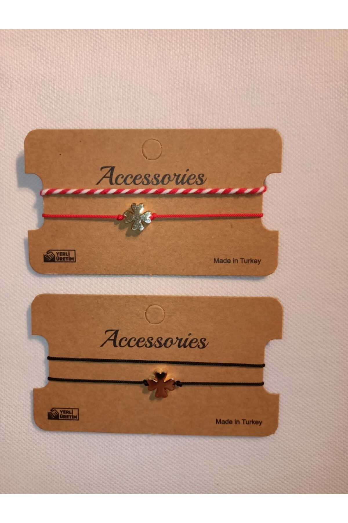 Accessories Yonca Figürlü İp Bileklik 4'lü Set