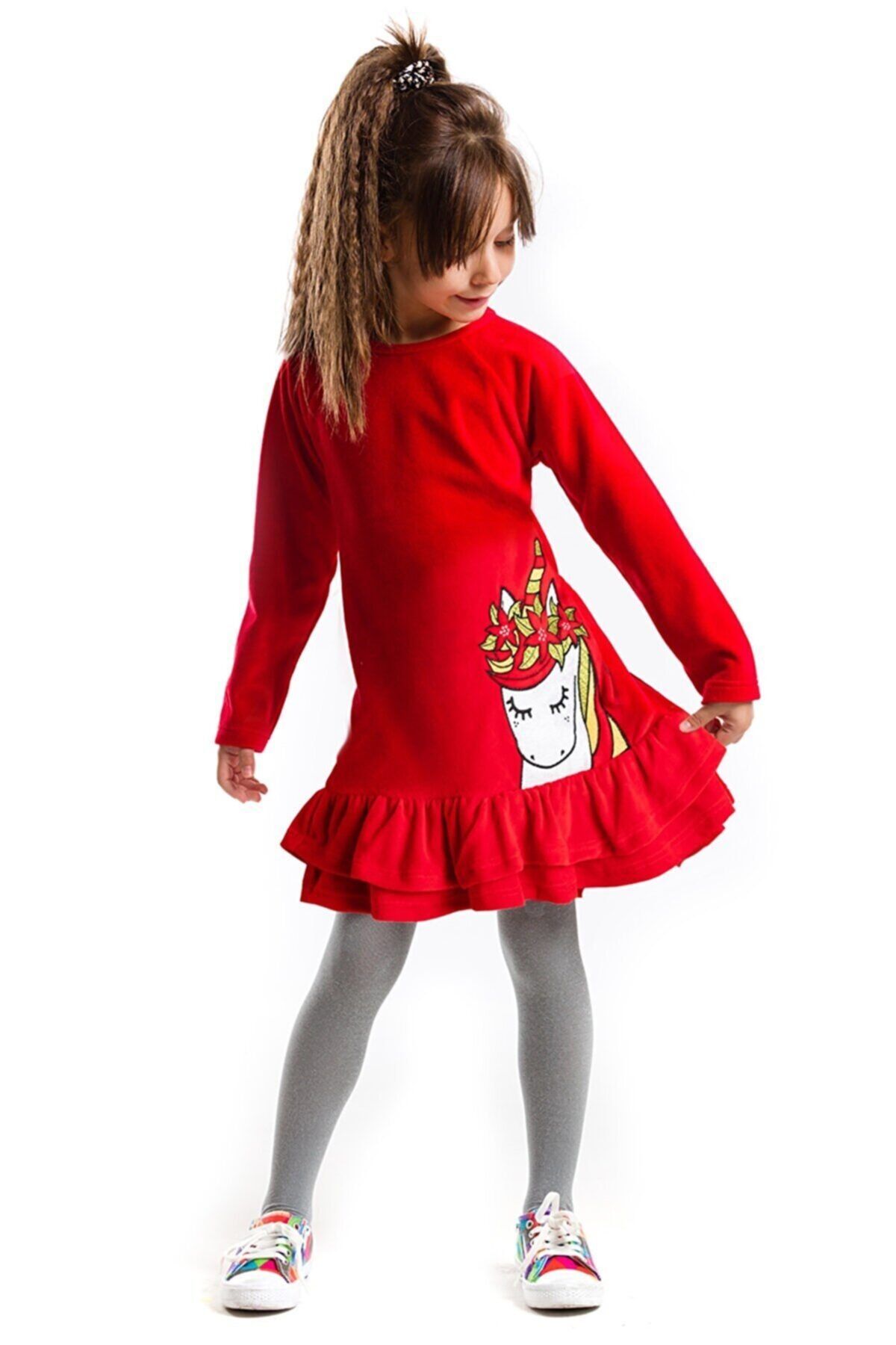 MSHB&G Unicorn Yılbaşı Çocuk Kız Elbise