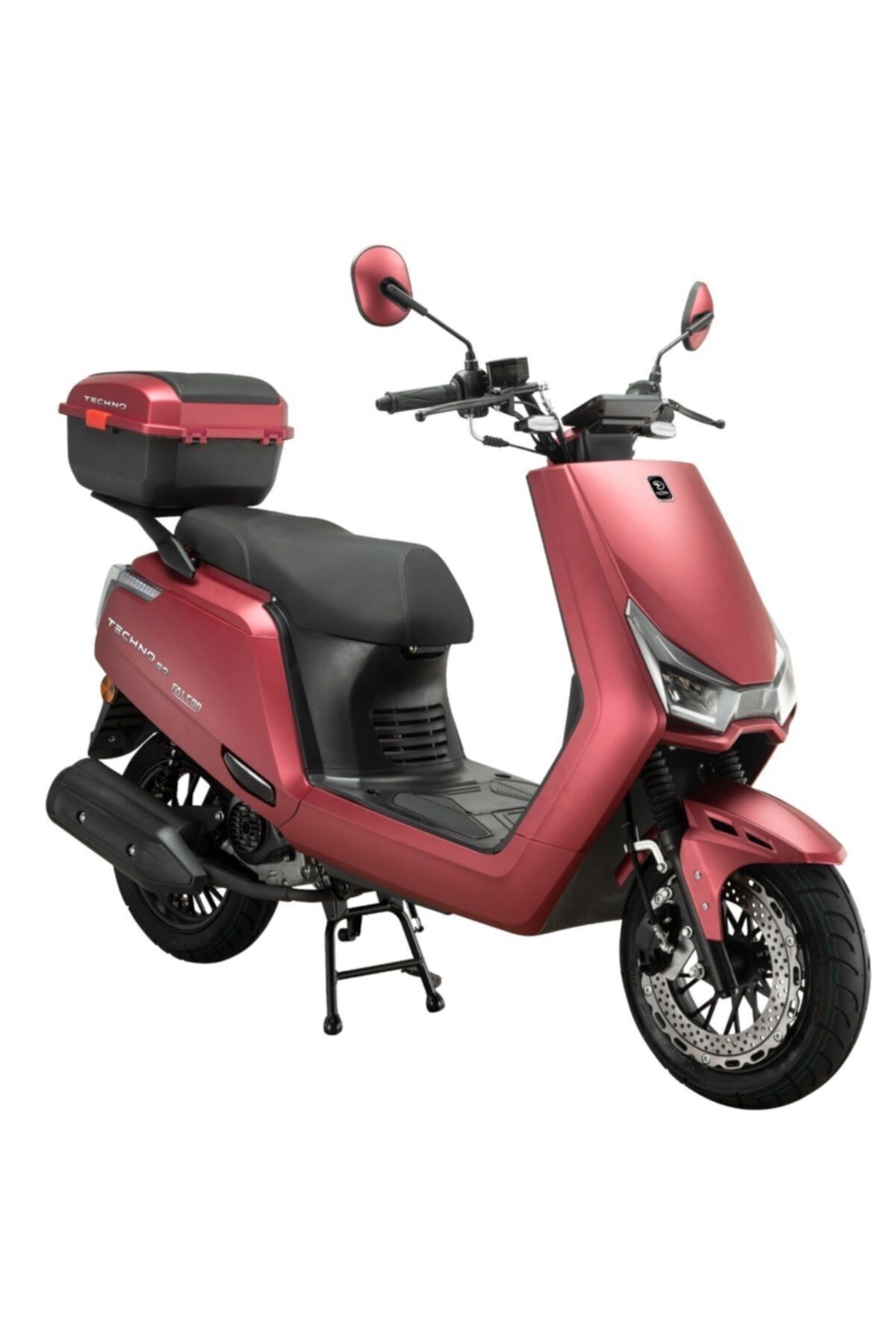 Falcon Techno 50 Scooter - Mat Kırmızı