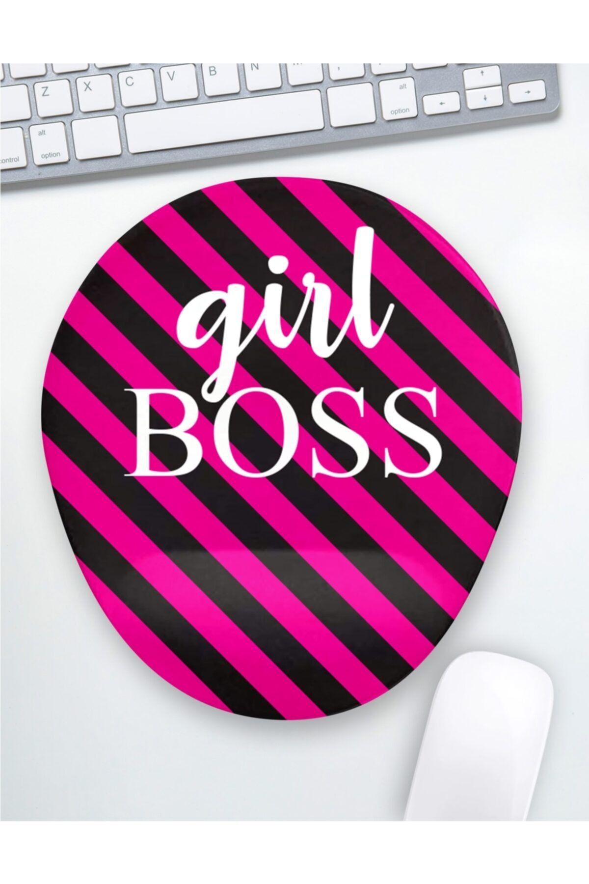 Atölye Çizgi Girl Boss Stripes Bilek Destekli Mouse Pad