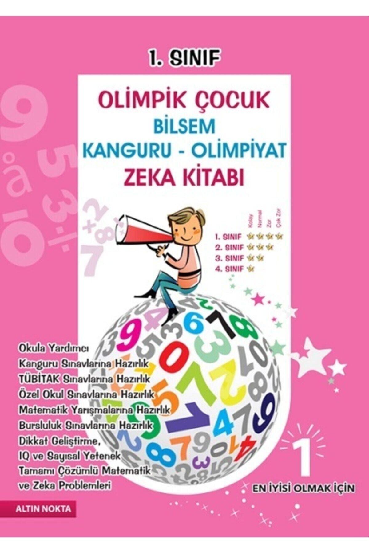 Altın Nokta Basım Yayın Yayınları Altın Nokta 1. Sınıf Olimpik Çocuk Bilsem Kanguru Olimpiyat Zeka Kitabı