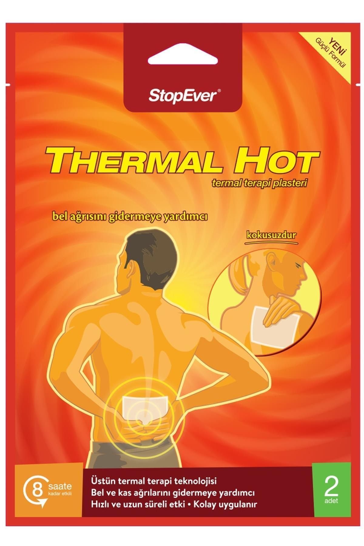 StopEver Marka: Thermal Hot Terapi Plasteri Kategori: Diğer Sağlık Ürünleri