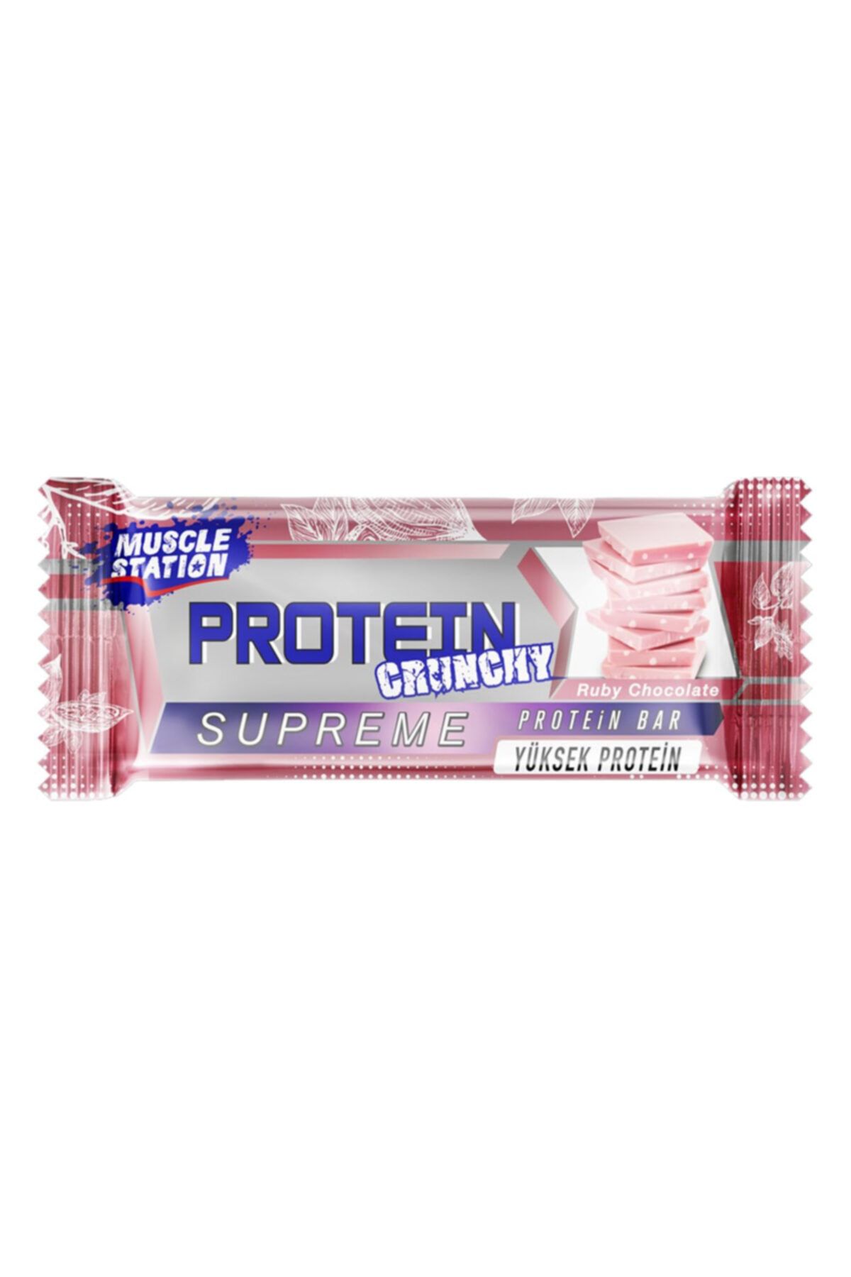 Muscle Station Supreme Ruby Chocolate Crunchy 1 Adet