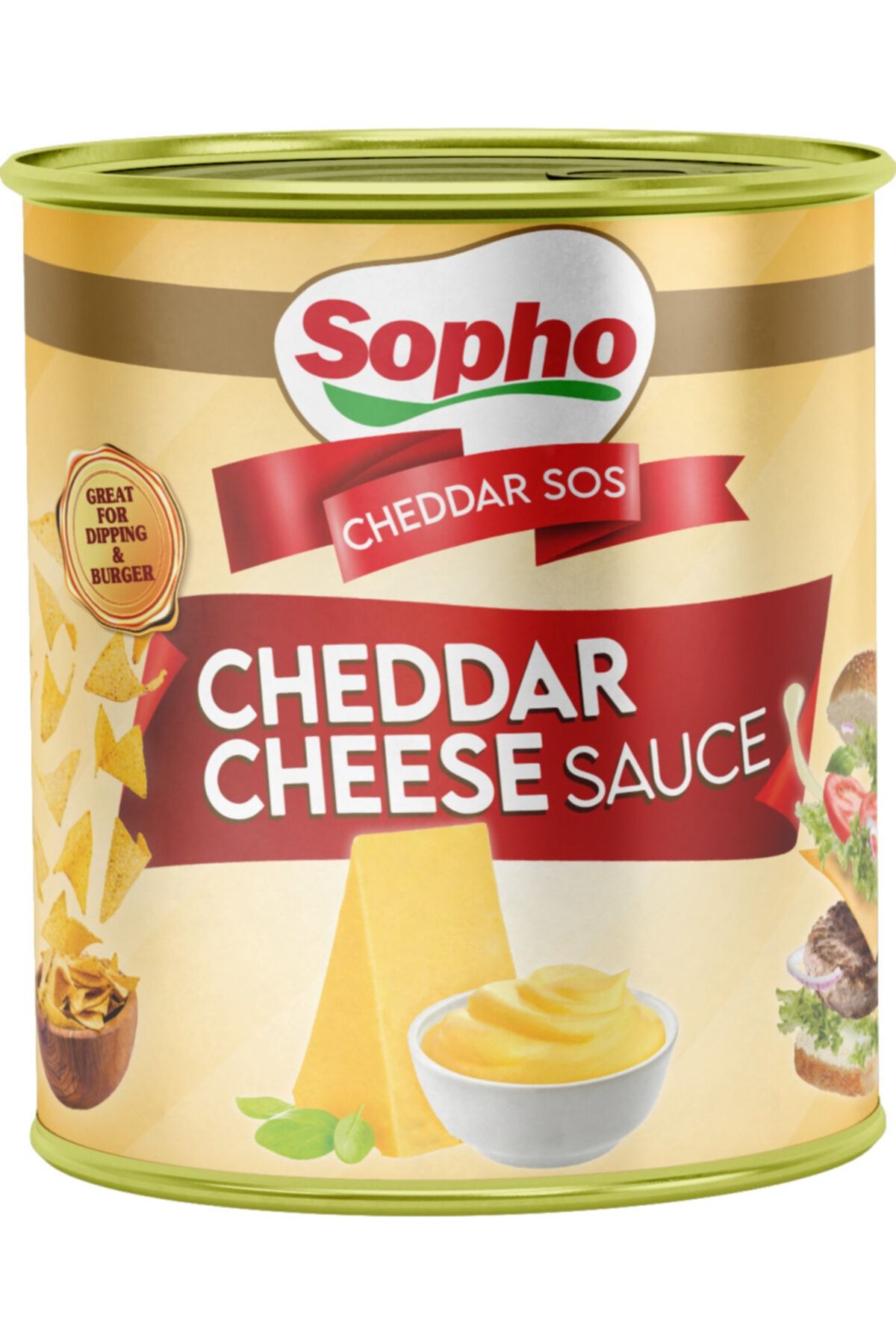Sopho Çedar Peynir Sosu 810 Gr (cheddar Cheese Sauce)
