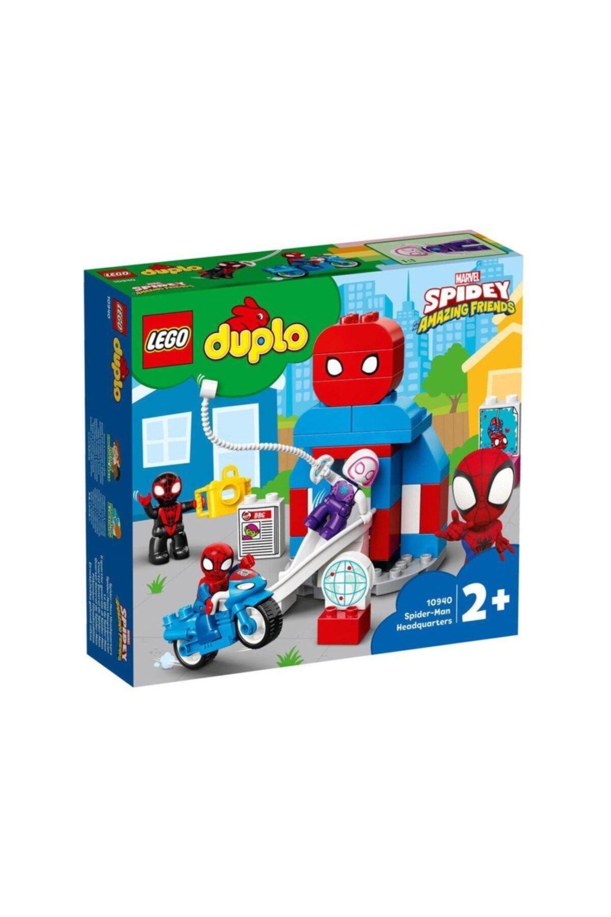 LEGO DUPLO Marvel Örümcek Adam Karargahı 10940 -  Oyuncak Yapım Seti (36 Parça)