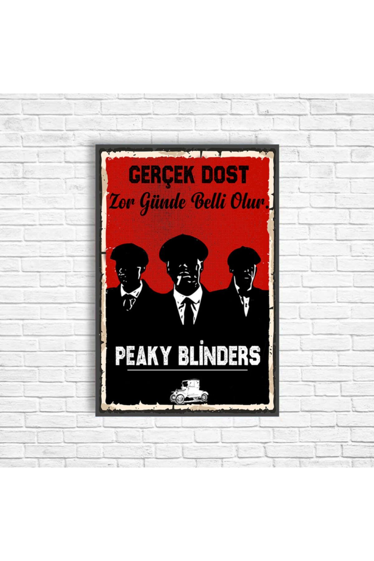 TRENDPOSTER Peaky Blinders Retro Ahşap Poster