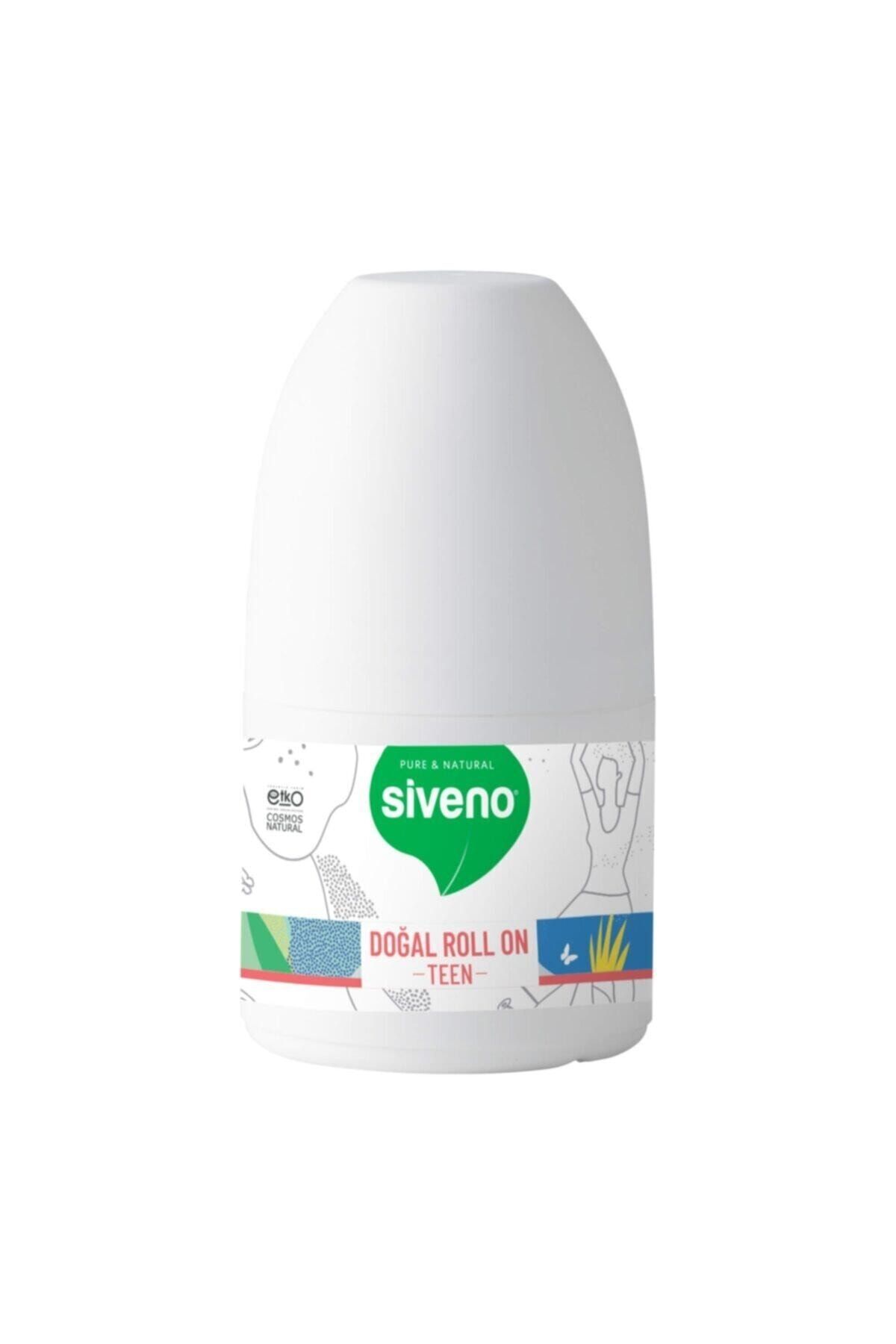 Siveno %100 Doğal Roll-On Teen Girl Genç Kız Deodorant Ter Kokusu Önleyici Bitkisel Lekesiz Vegan 50 ml