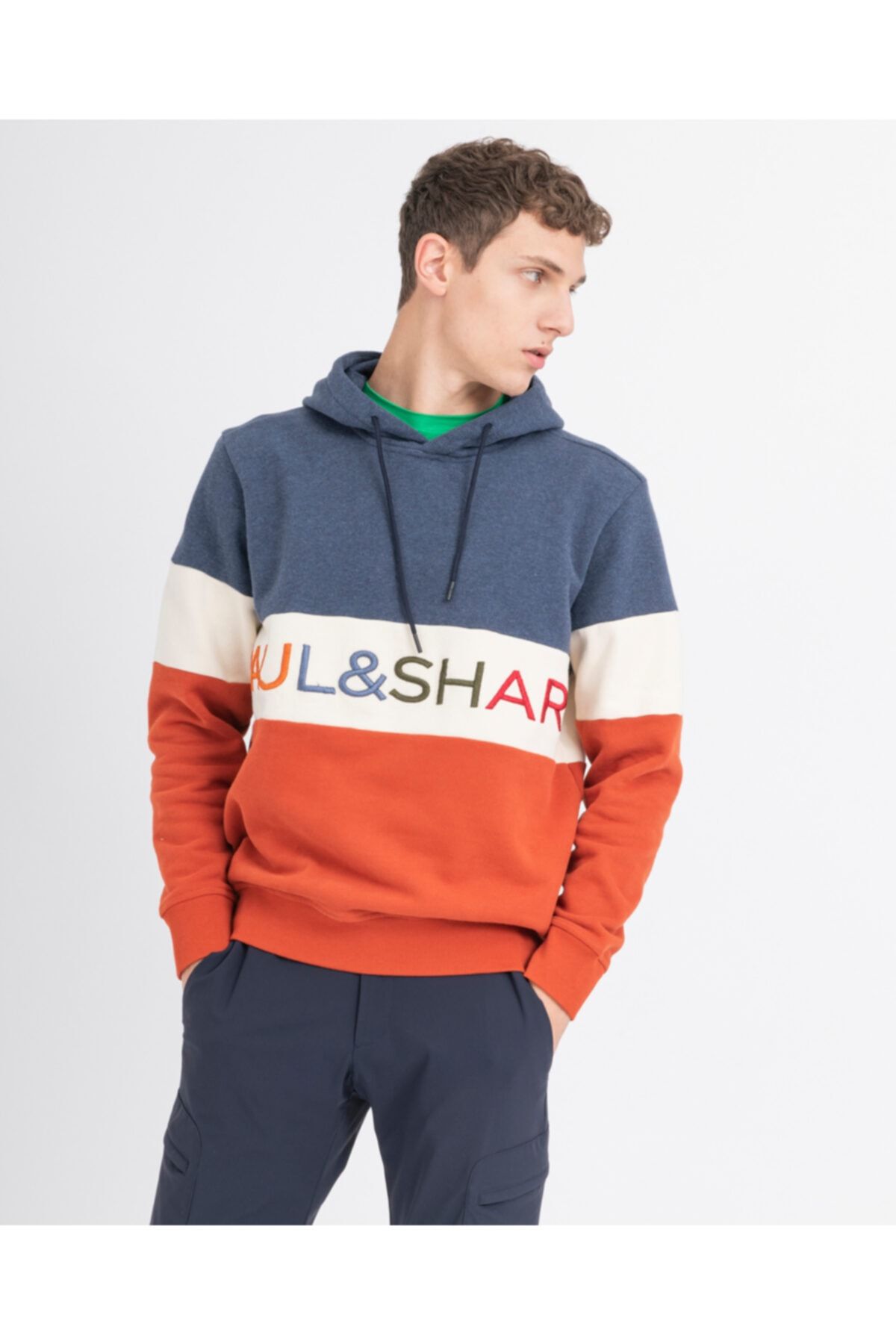 Paul&Shark Men's Hooded Sweatshırt